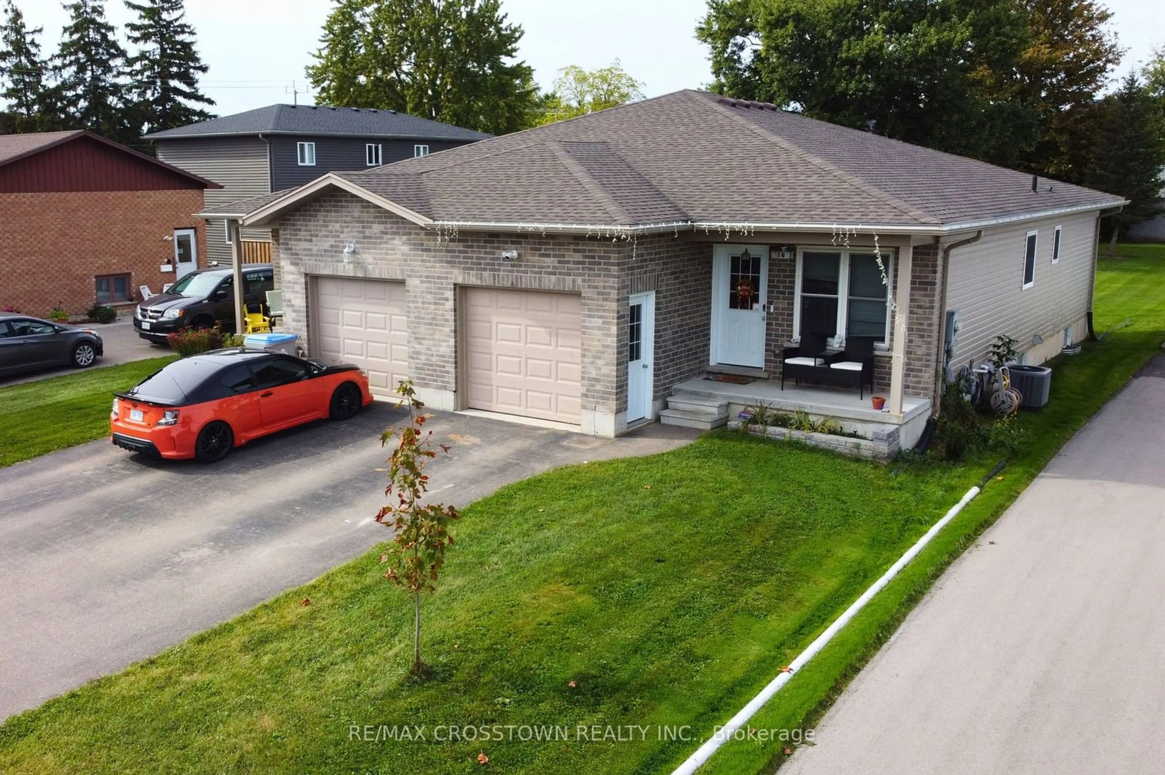 Frontside or backside of a home, the street view for 16 Ingersoll St, St. Marys Ontario N4X 1C8