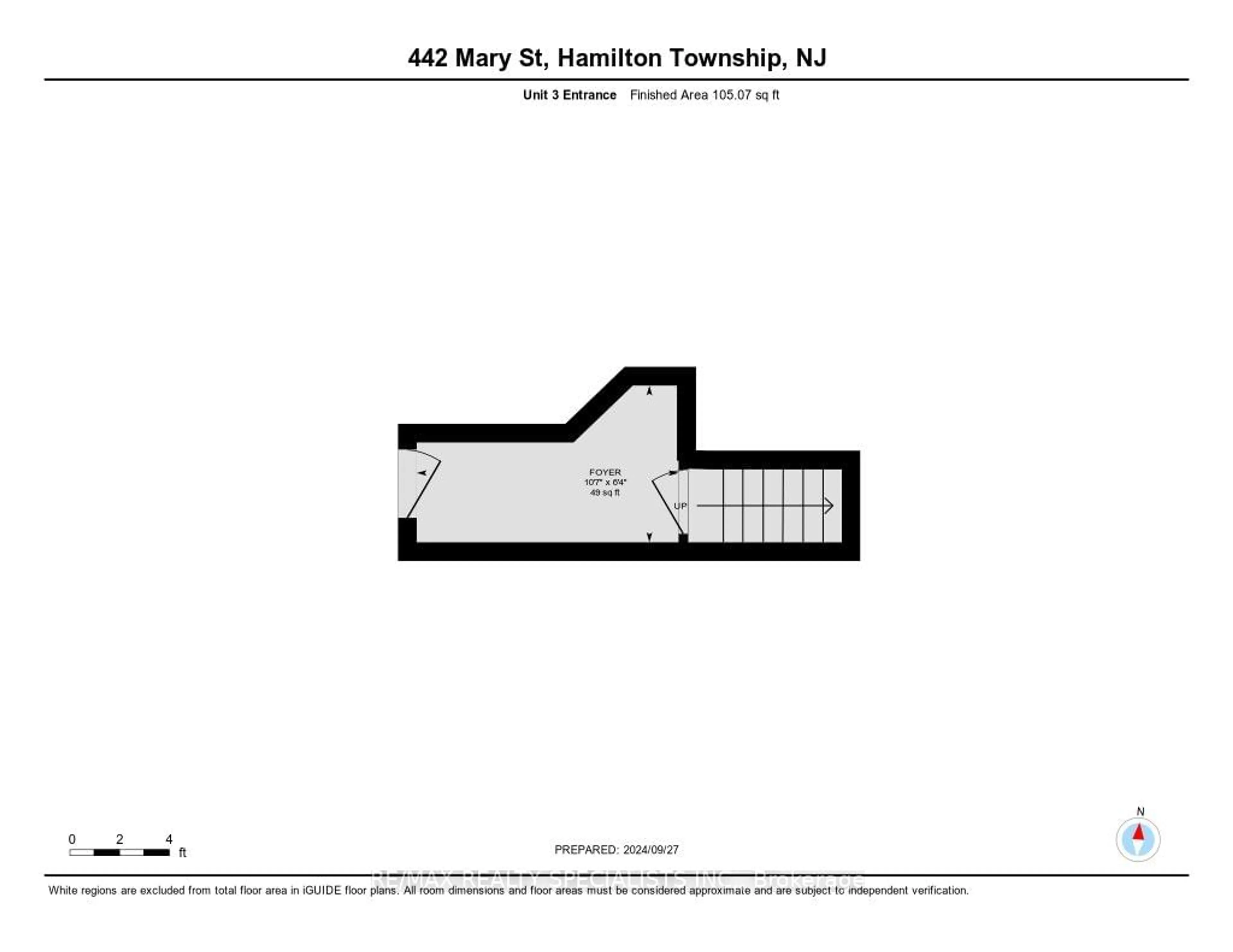 Floor plan for 442 Mary St, Hamilton Ontario L8L 4W9