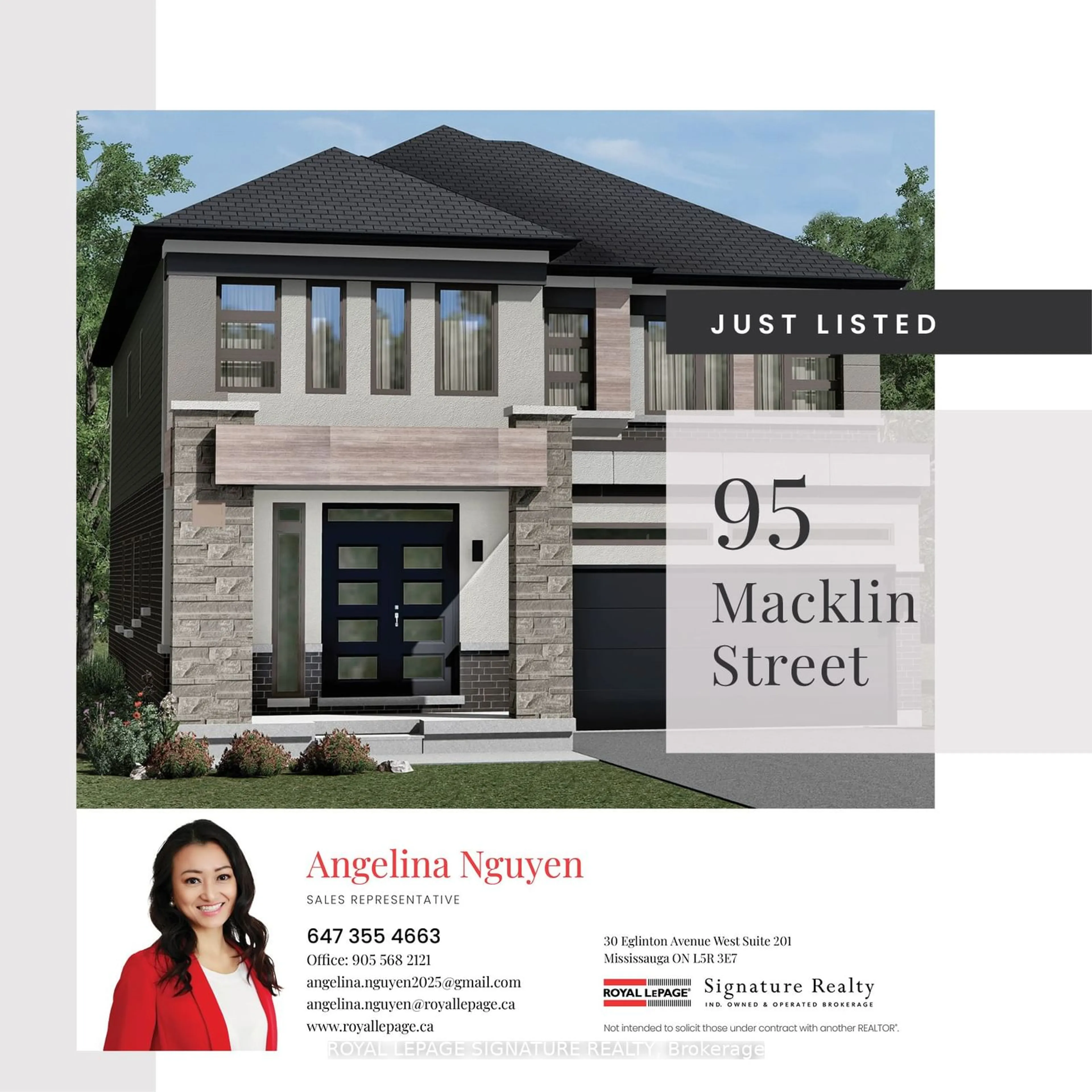 Home with brick exterior material for 95 Macklin St, Brant Ontario N3V 0B8