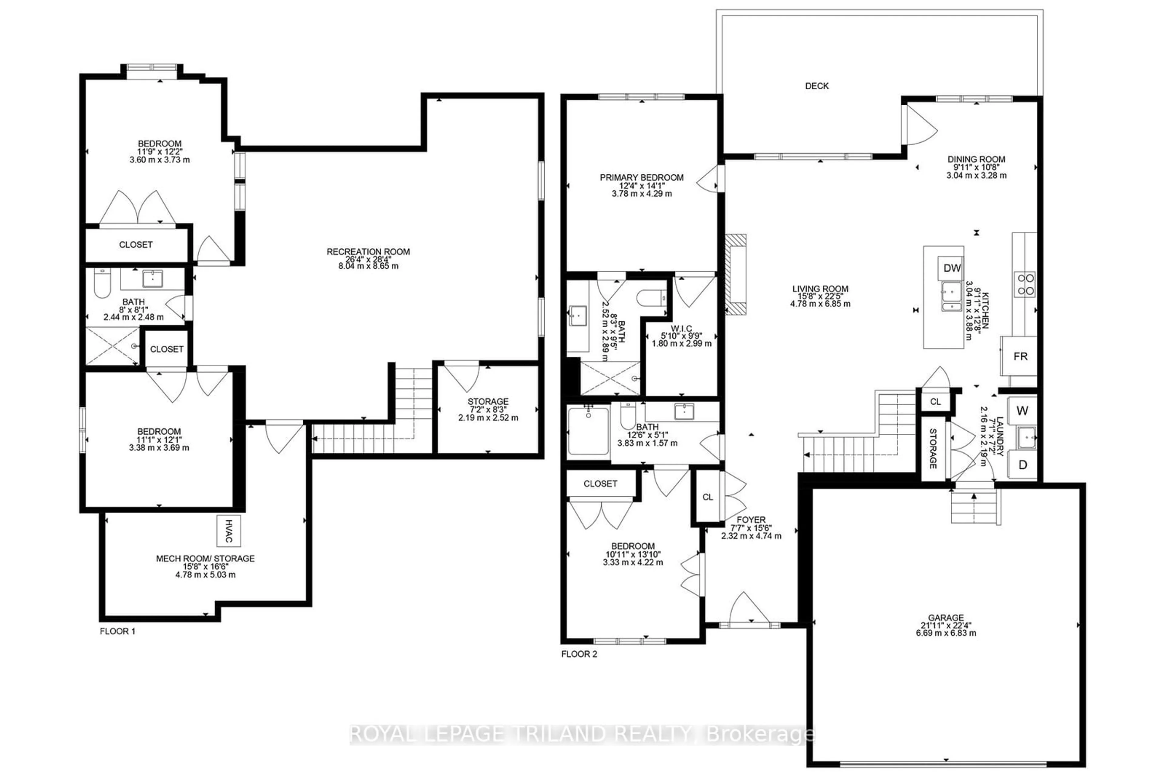 Floor plan for 8 Kingsmere Dr, South Huron Ontario N0M 1T0