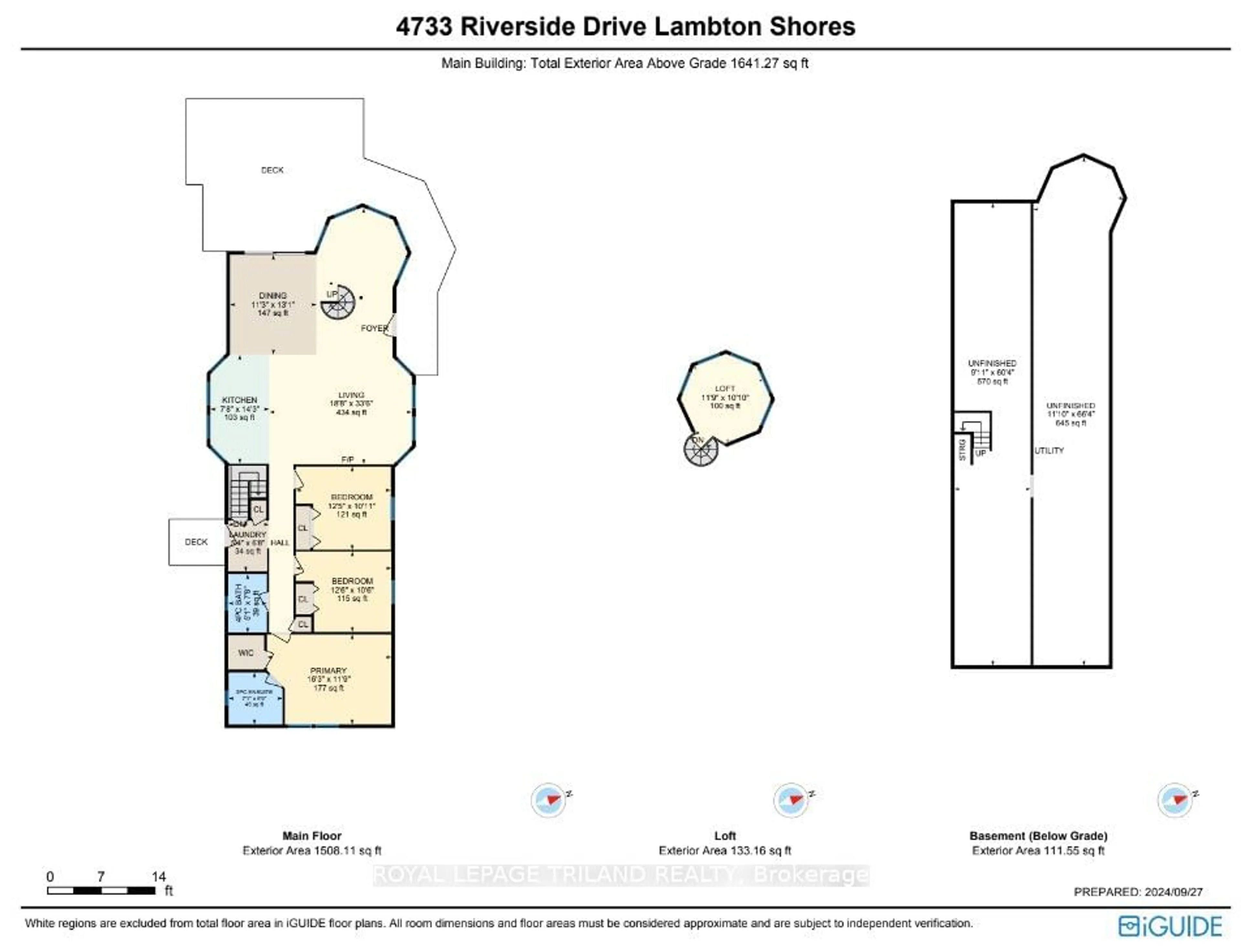 Floor plan for 4733 RIVERSIDE Dr, St. Clair Ontario N0P 2B0