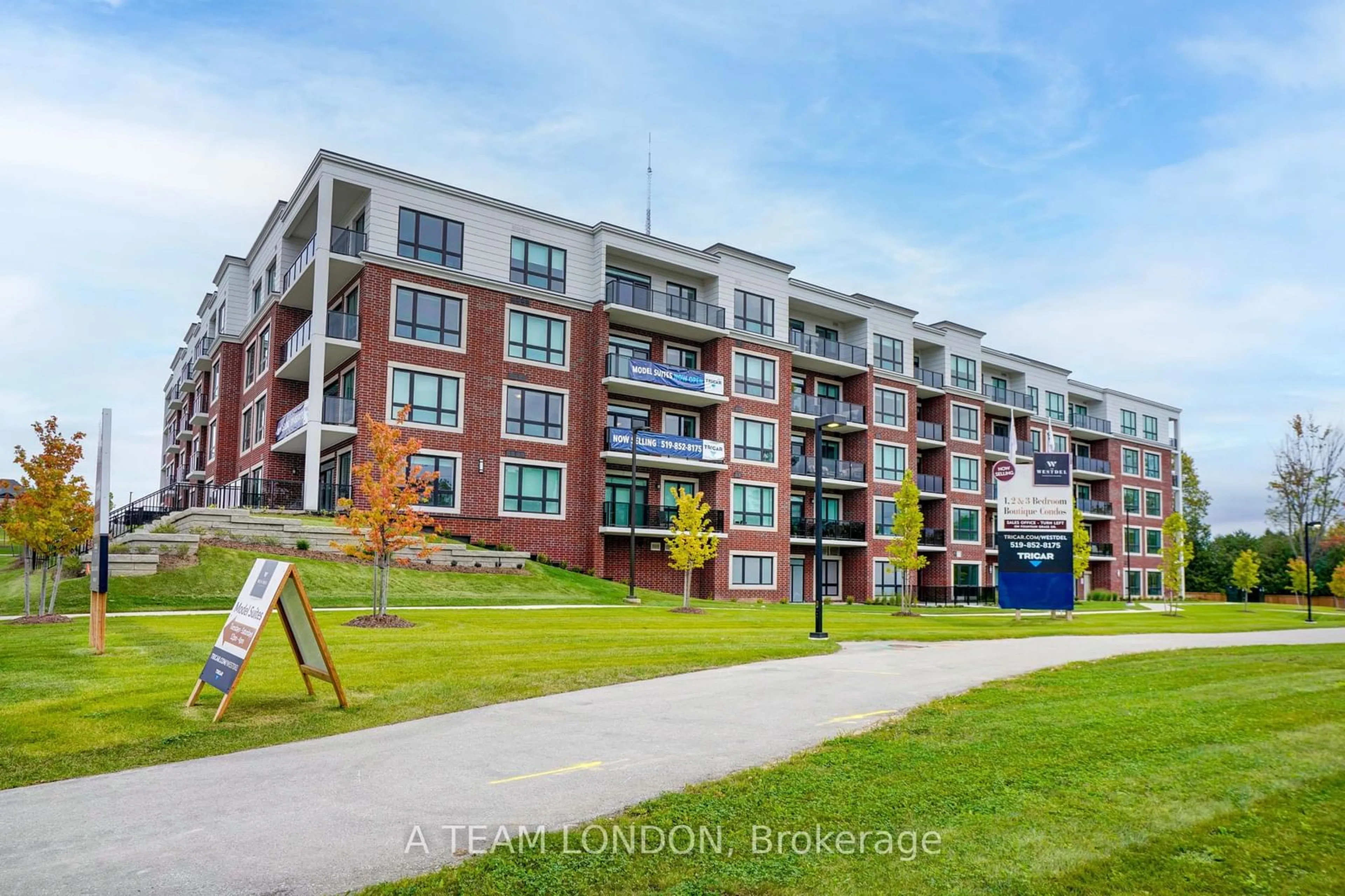 A pic from exterior of the house or condo, the front or back of building for 1975 Fountain Grass Dr #409, London Ontario N6K 0M3