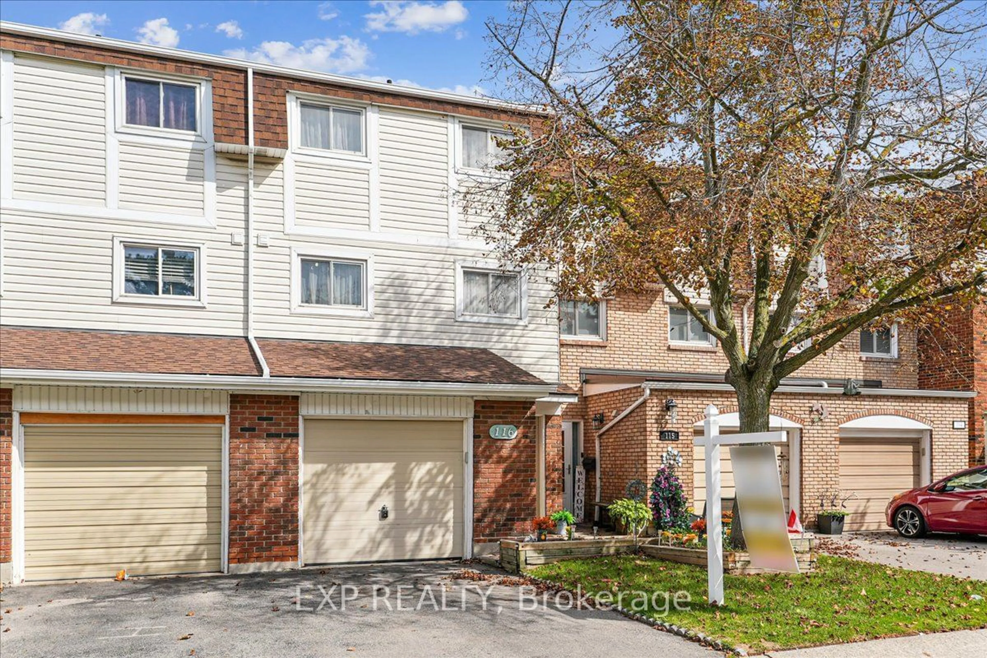 A pic from exterior of the house or condo, the street view for 11 Harrisford St #116, Hamilton Ontario L8K 6L7