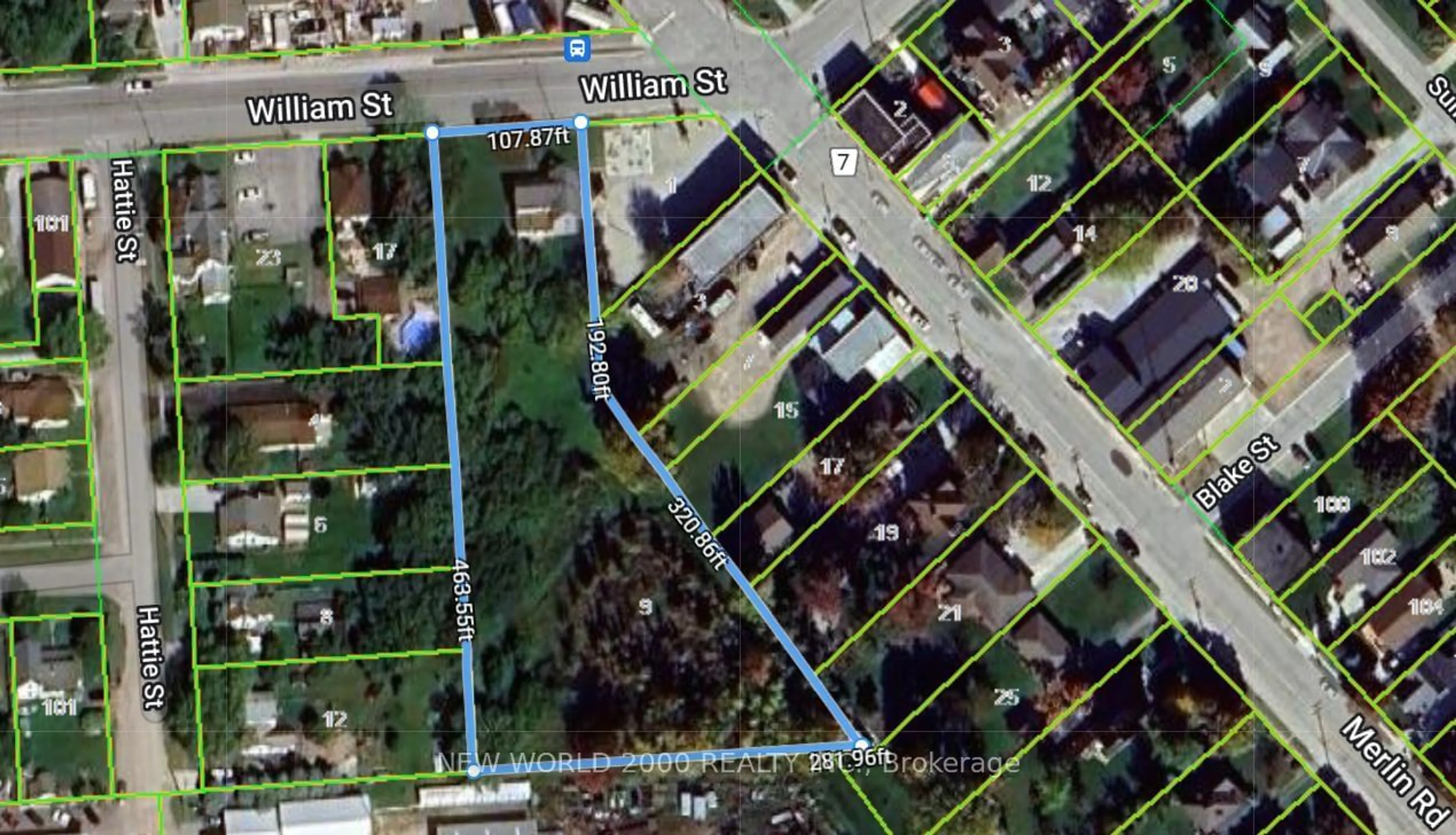 Picture of a map for 9 William St, Chatham-Kent Ontario N0P 1W0