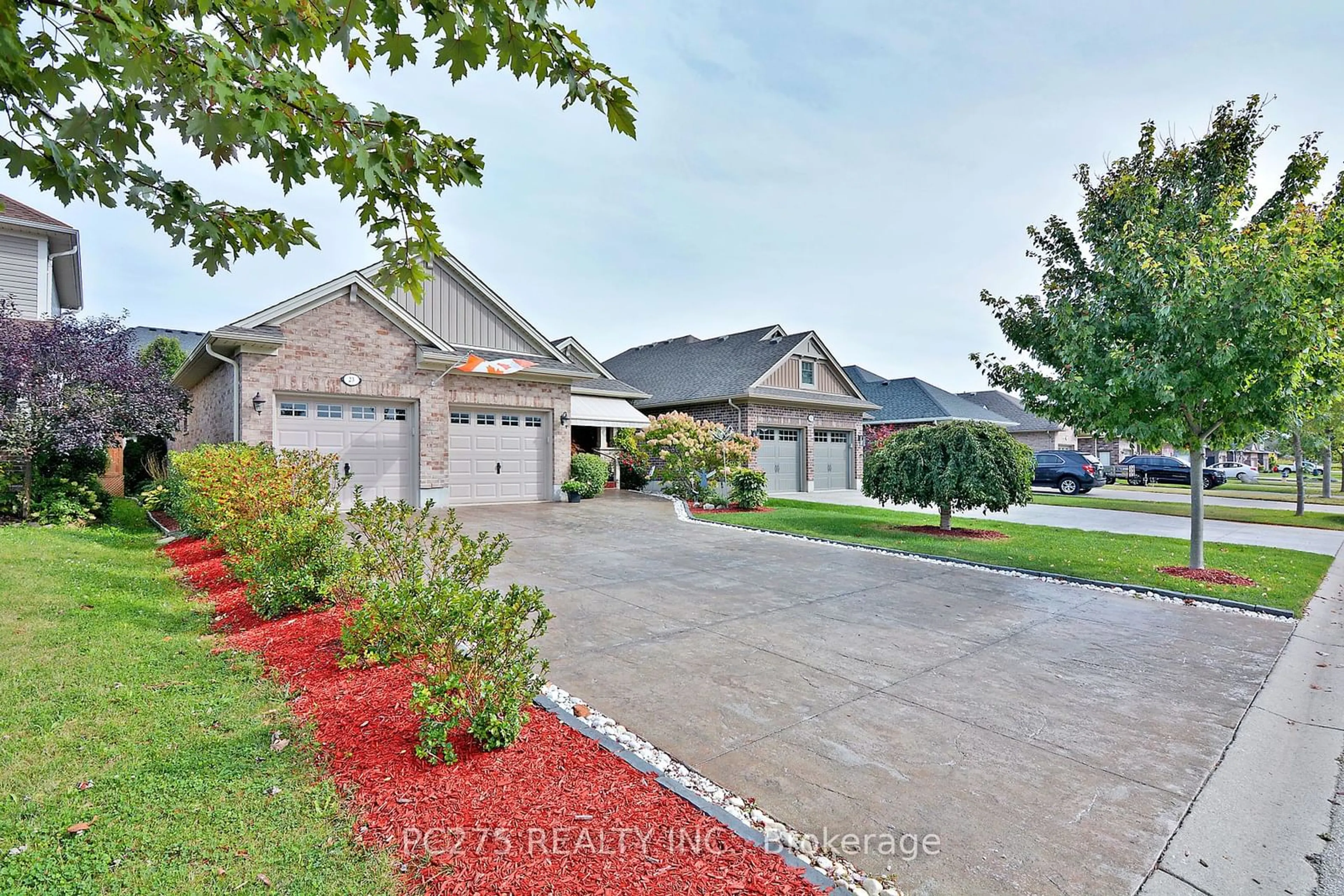 Frontside or backside of a home, the street view for 23 Blairmont Terr, St. Thomas Ontario N5R 0E2