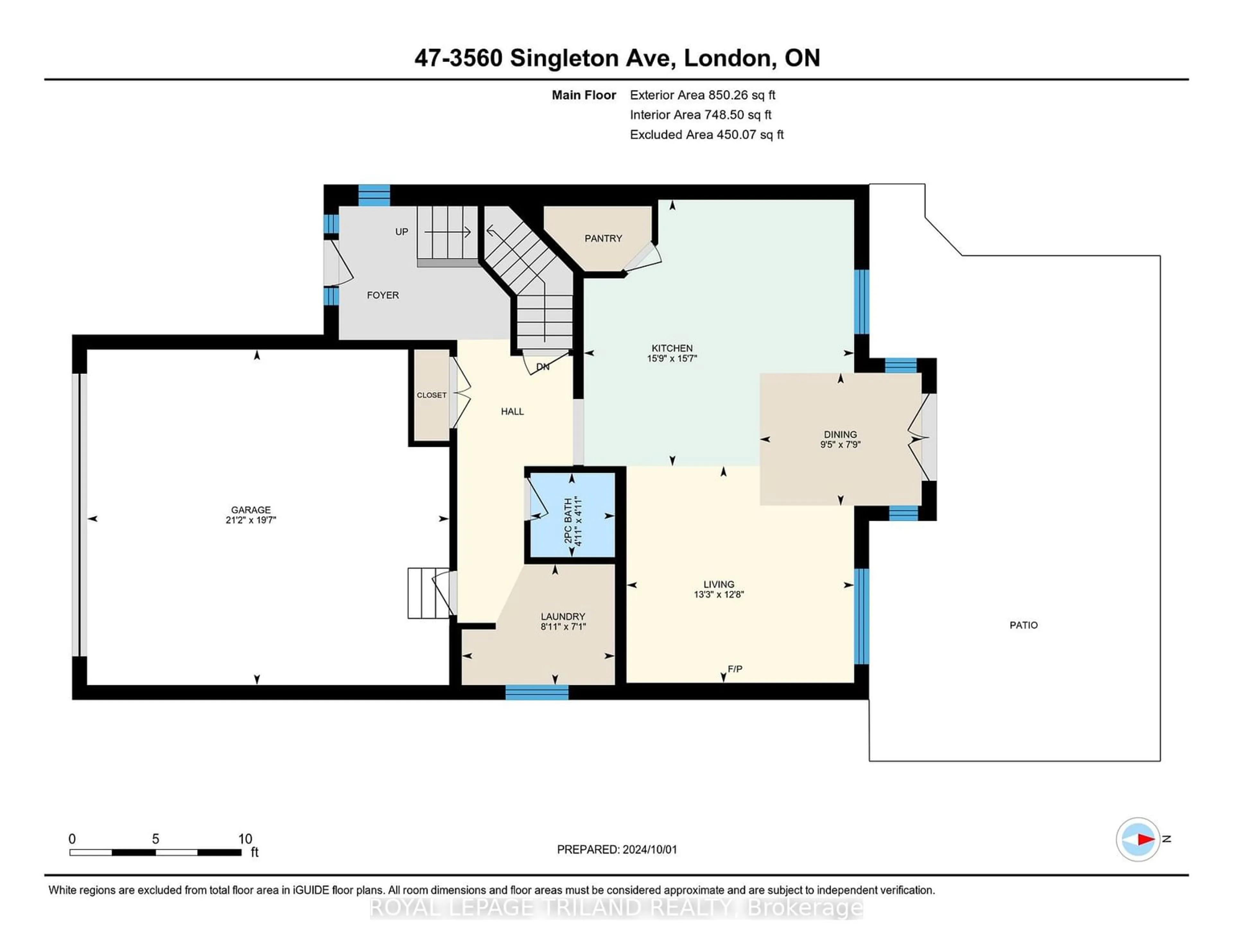 Floor plan for 3560 Singleton Ave #47, London Ontario N6L 0C9