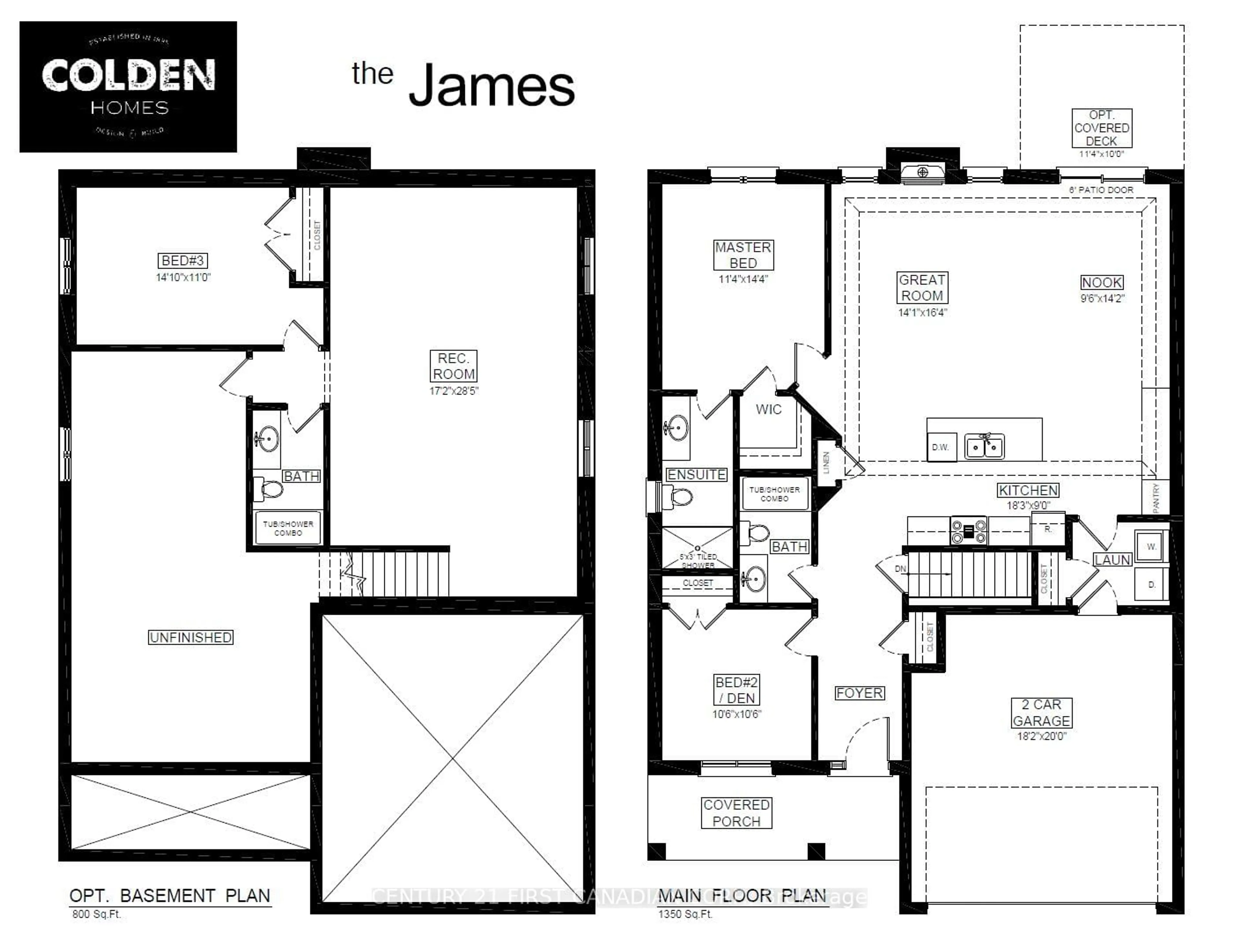 Floor plan for 21 HAMILTON St, North Middlesex Ontario N0M 1A0