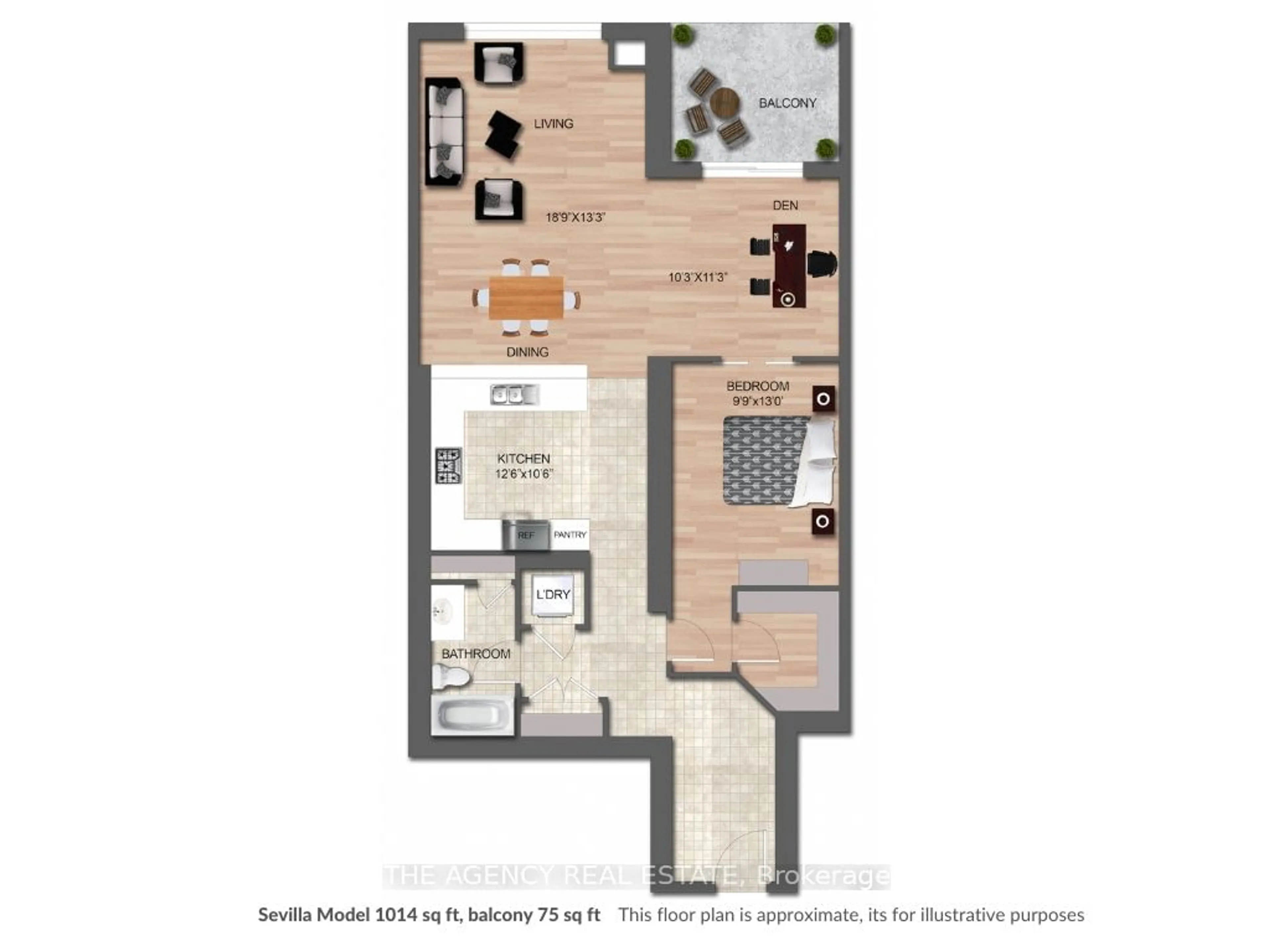 Floor plan for 330 Ridout St #1701, London Ontario N6A 0A7