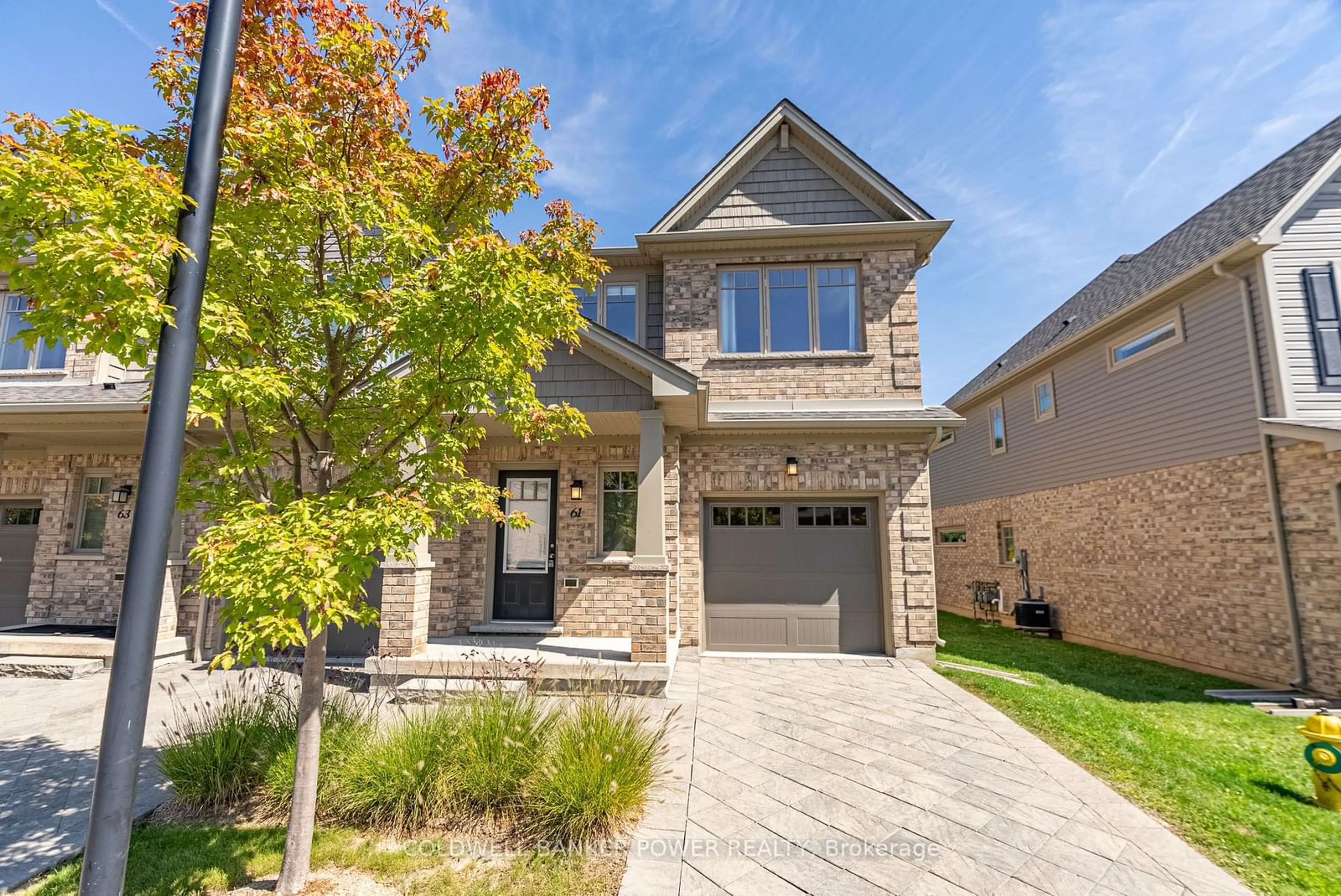 Home with brick exterior material for 1924 CEDARHOLLOW Blvd #61, London Ontario N5X 0K3