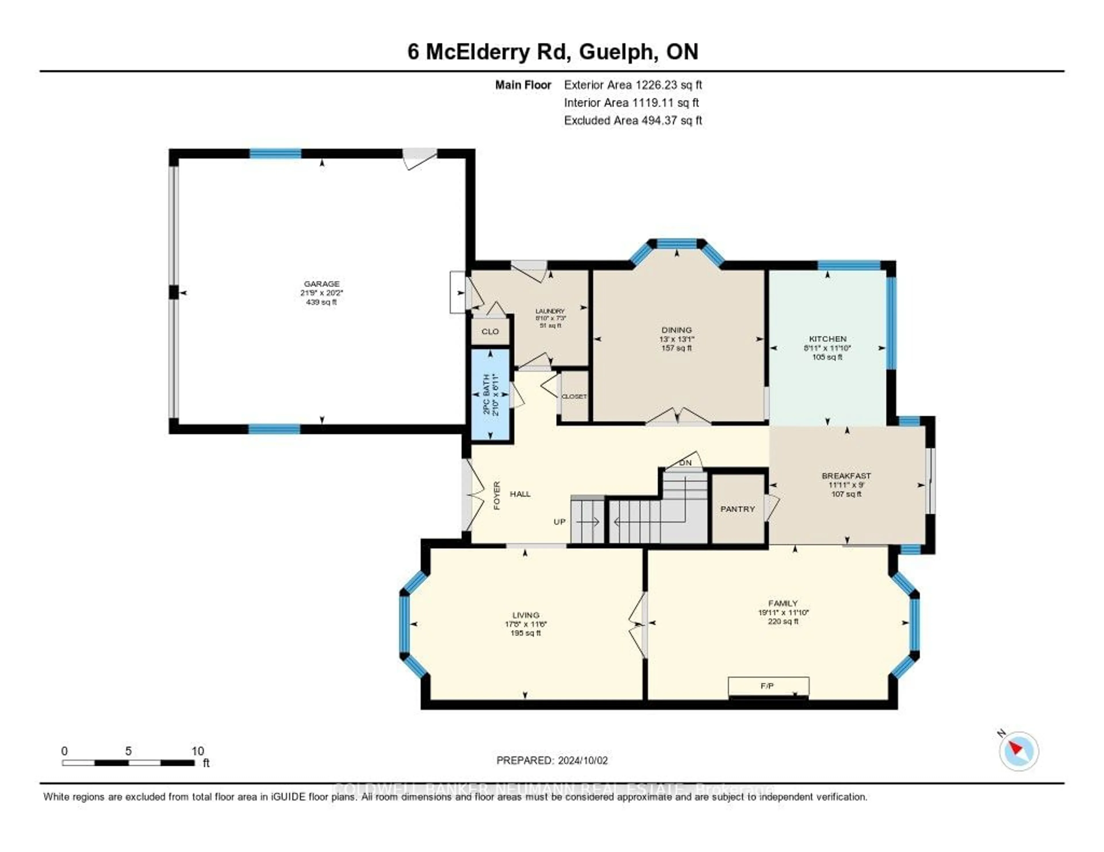 Floor plan for 6 McElderry Rd, Guelph Ontario N1G 4K2