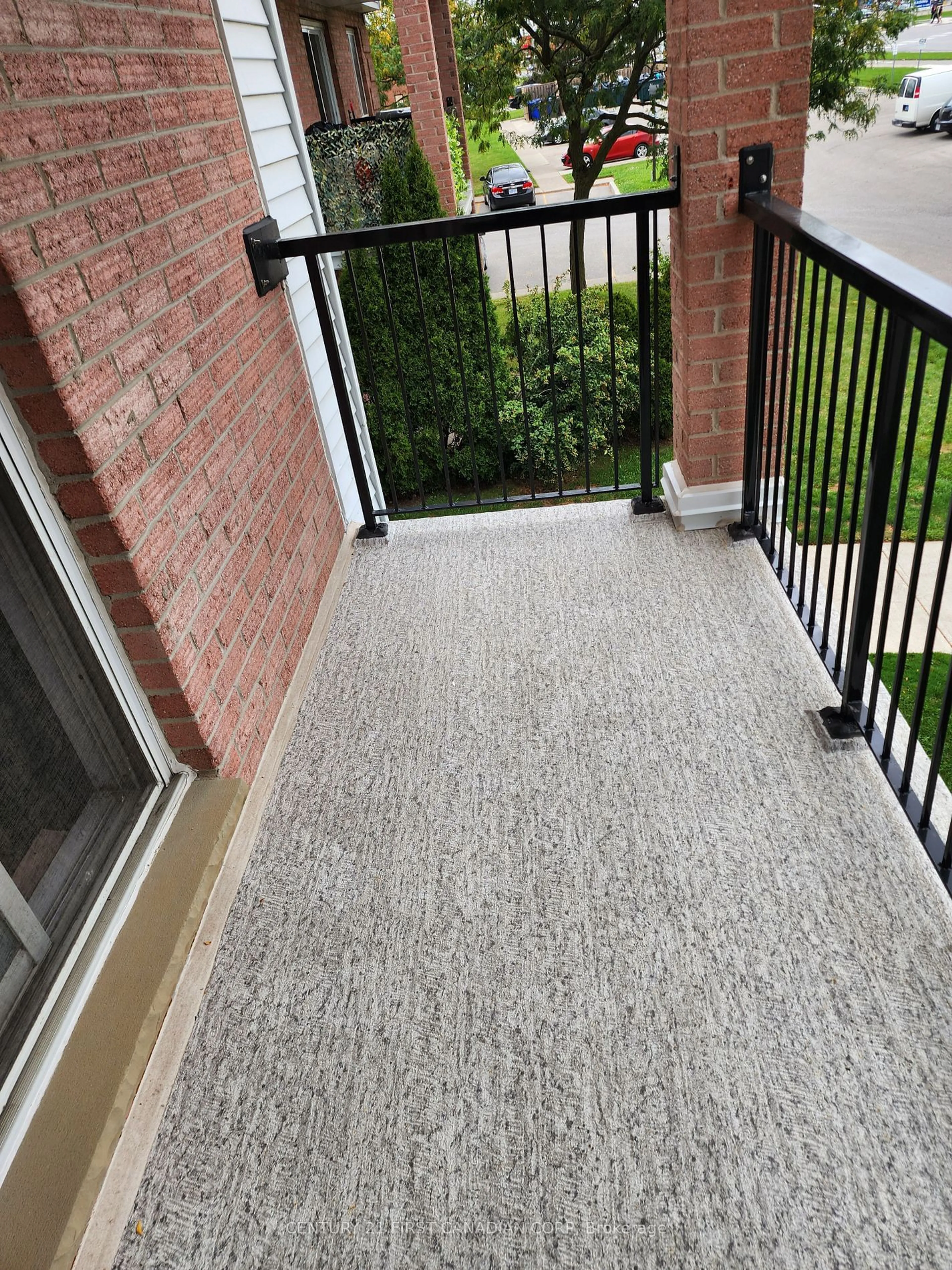 Balcony in the apartment for 1096 Jalna Blvd #111, London Ontario N6E 3B8