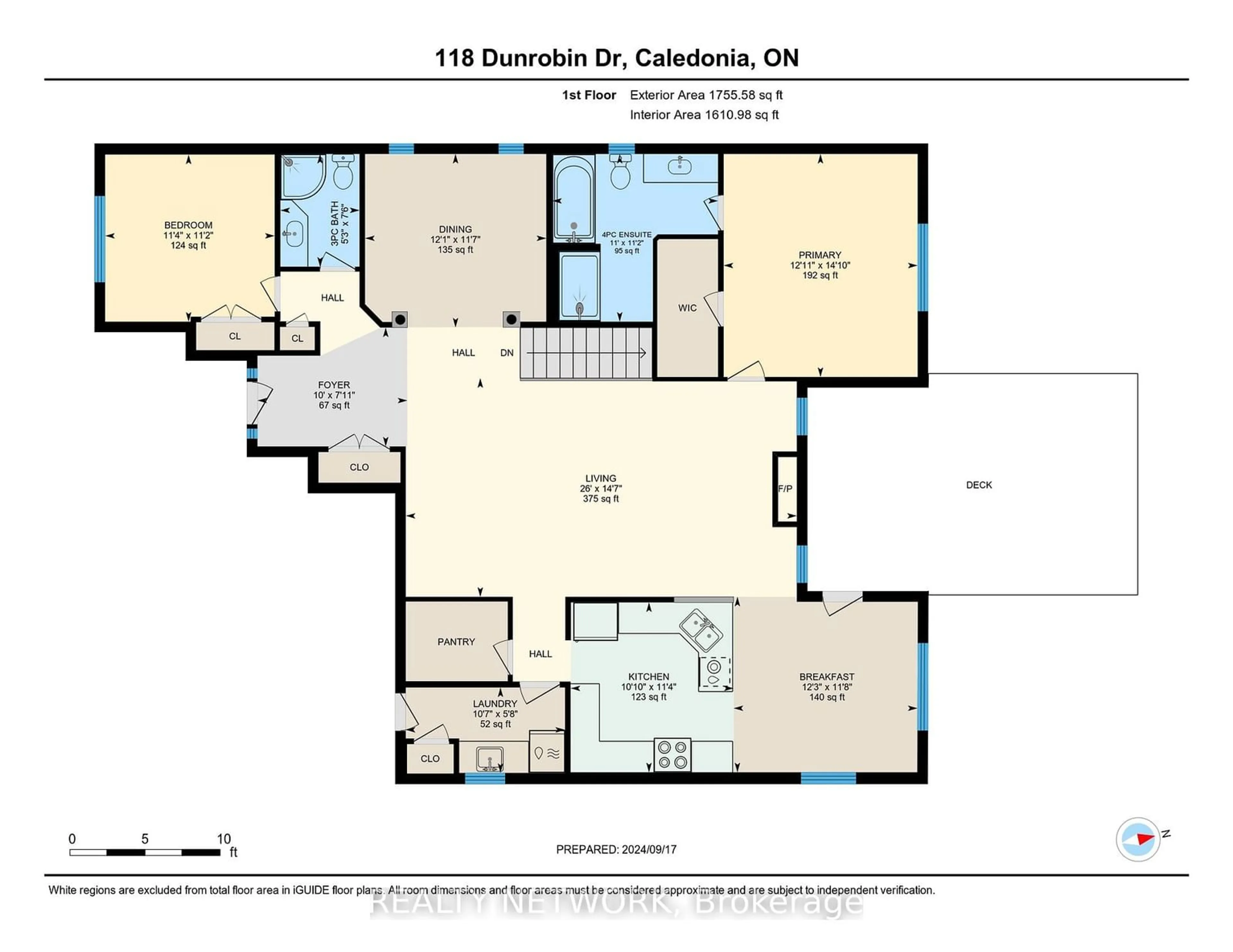 Floor plan for 118 Dunrobin Dr, Haldimand Ontario N3W 2P4