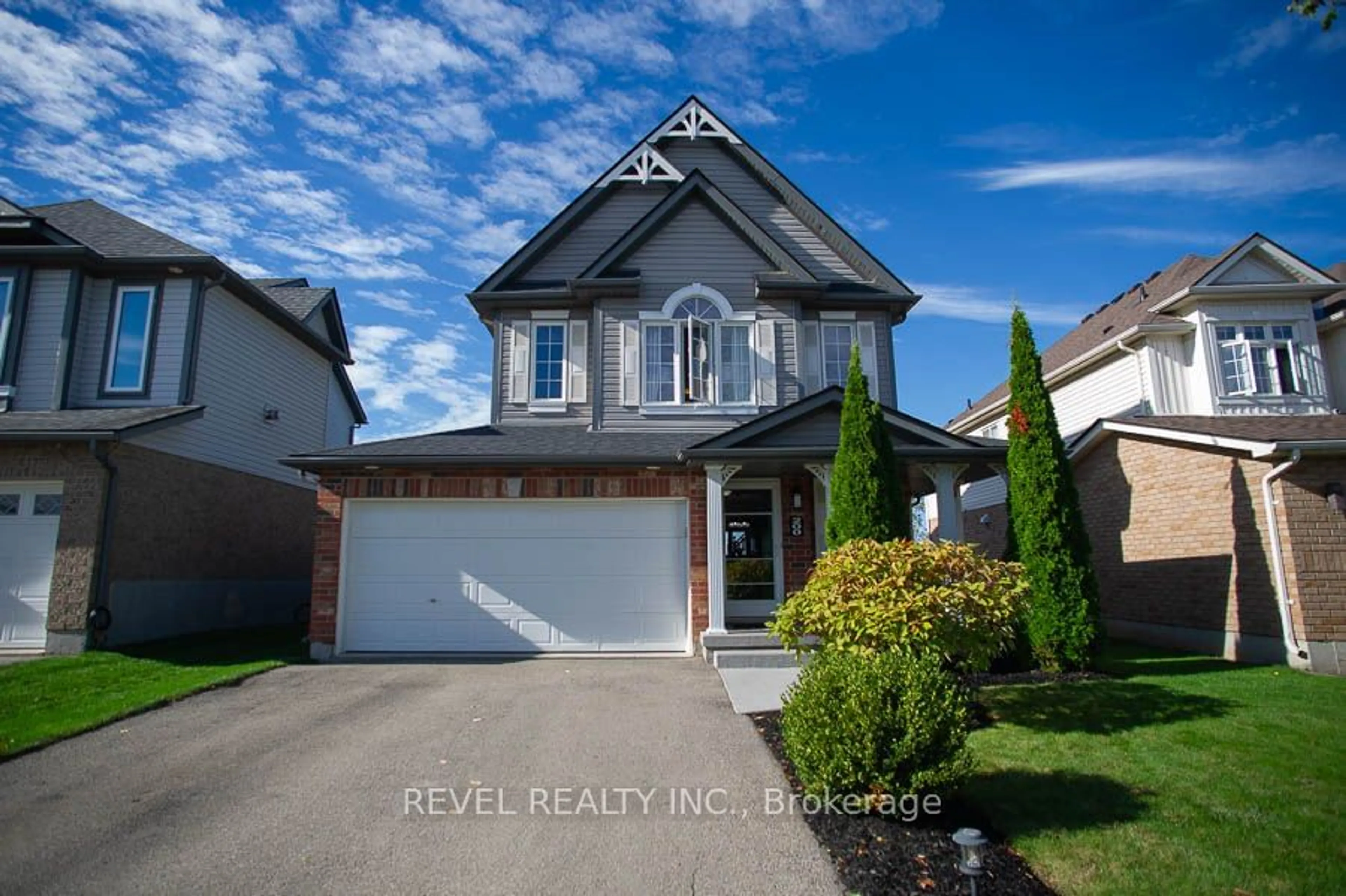 Frontside or backside of a home, the street view for 200 Mcguiness Dr, Brantford Ontario N3T 0B5