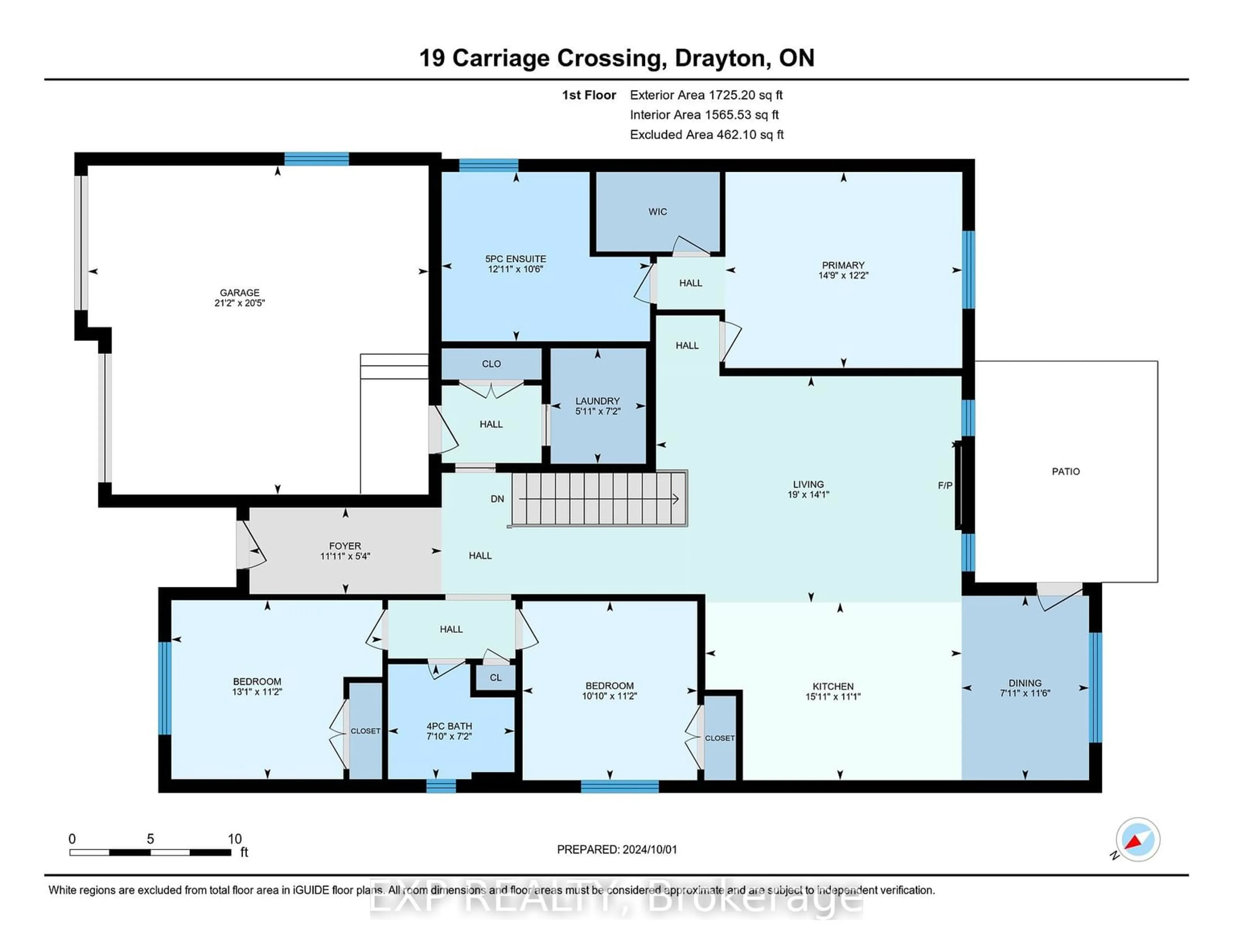 Floor plan for 19 Carriage Crossing, Mapleton Ontario N0G 1P0