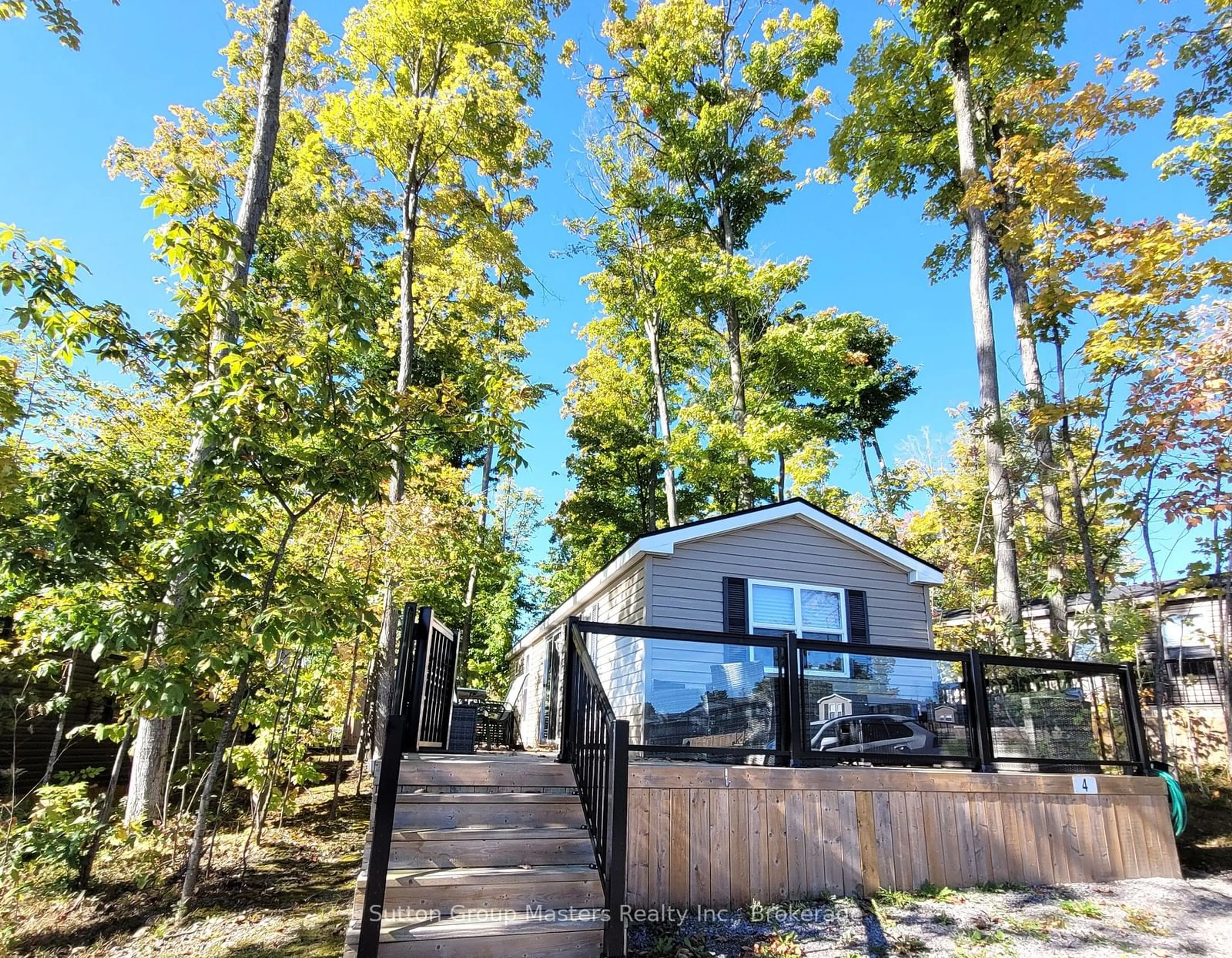 A pic from outside/outdoor area/front of a property/back of a property/a pic from drone, forest/trees view for 1235 Villiers Line #4BobsWy, Otonabee-South Monaghan Ontario K0L 2G0