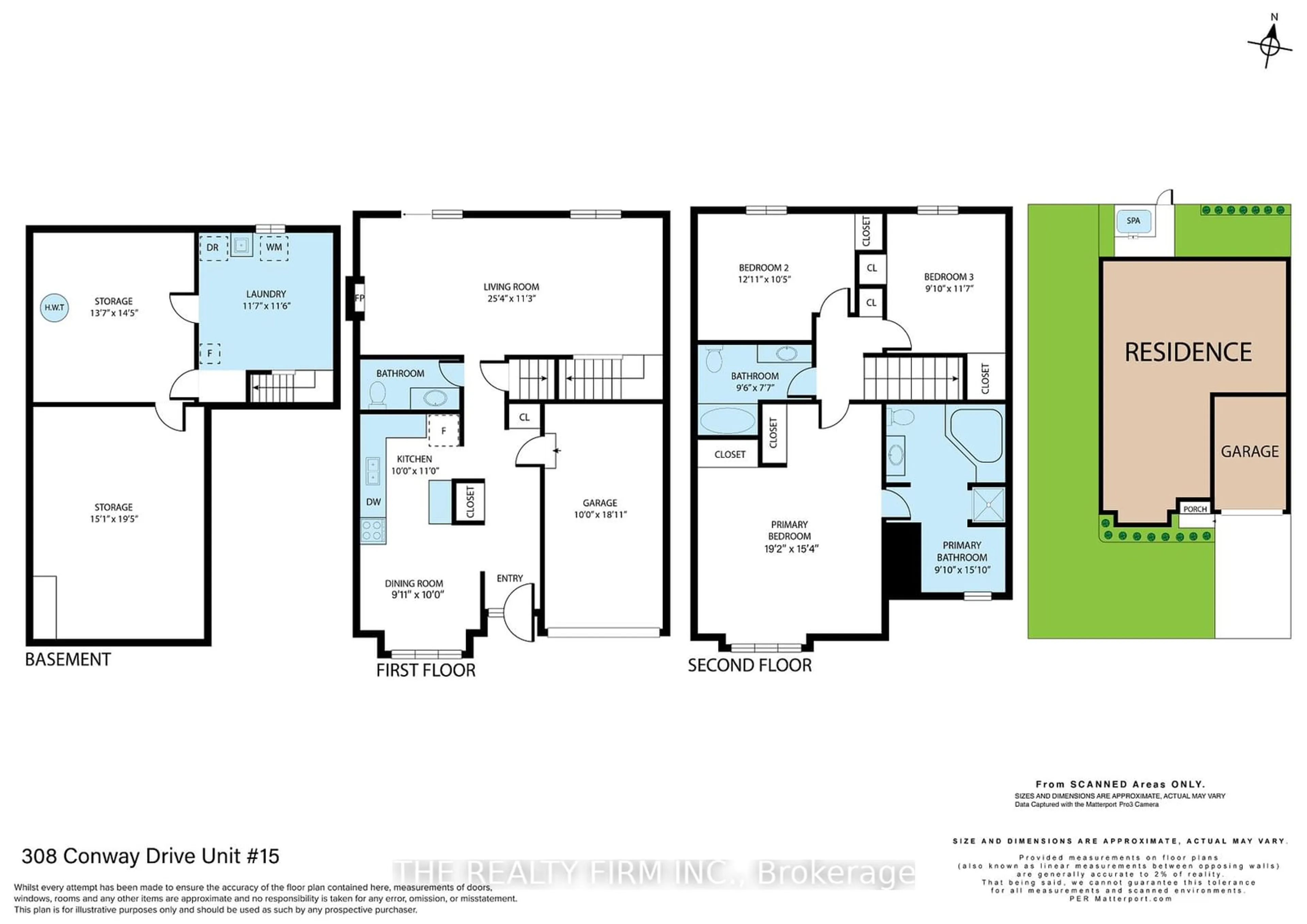 Floor plan for 308 Conway Dr #15, London Ontario N6E 3N9