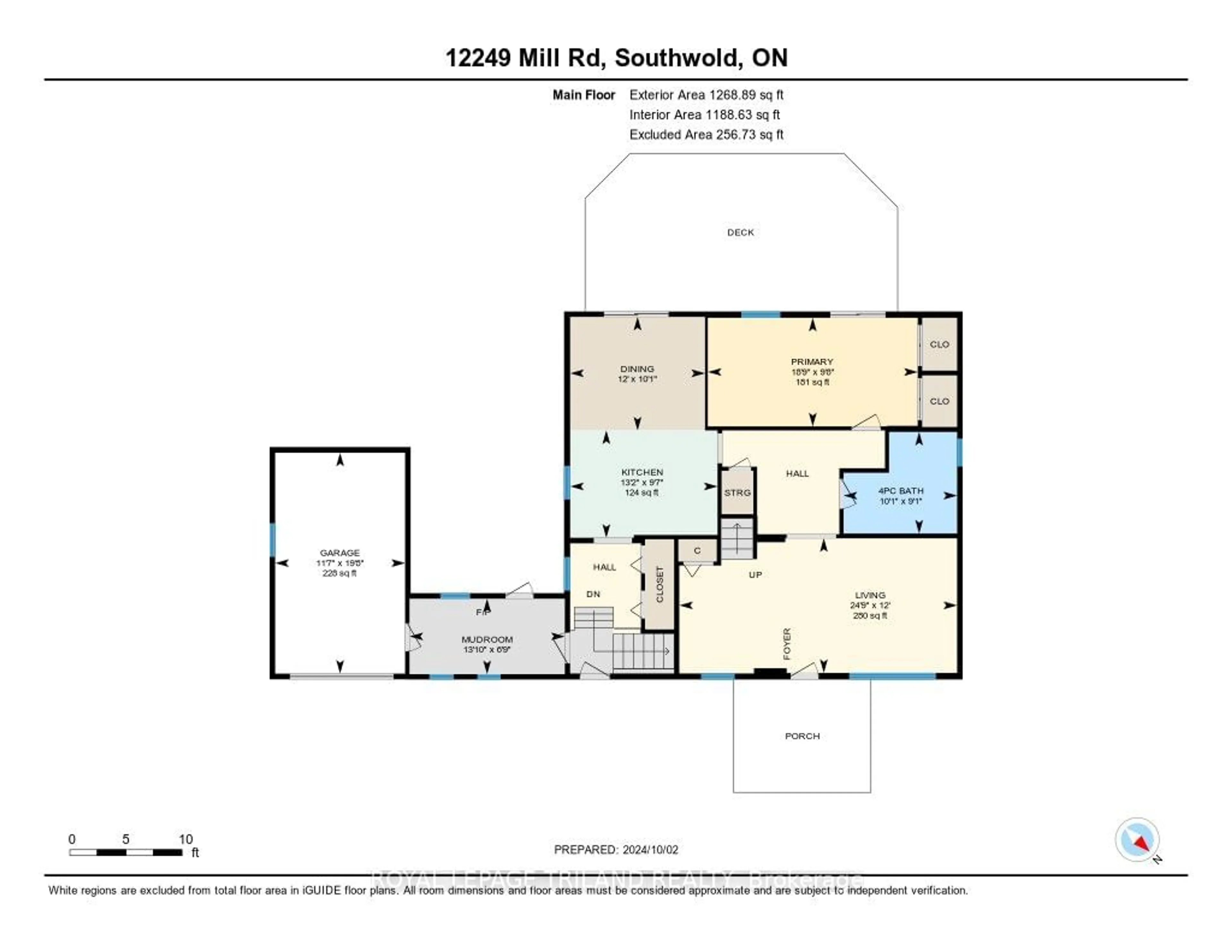 Floor plan for 12249 Mill Rd, Southwold Ontario N0L 2G0