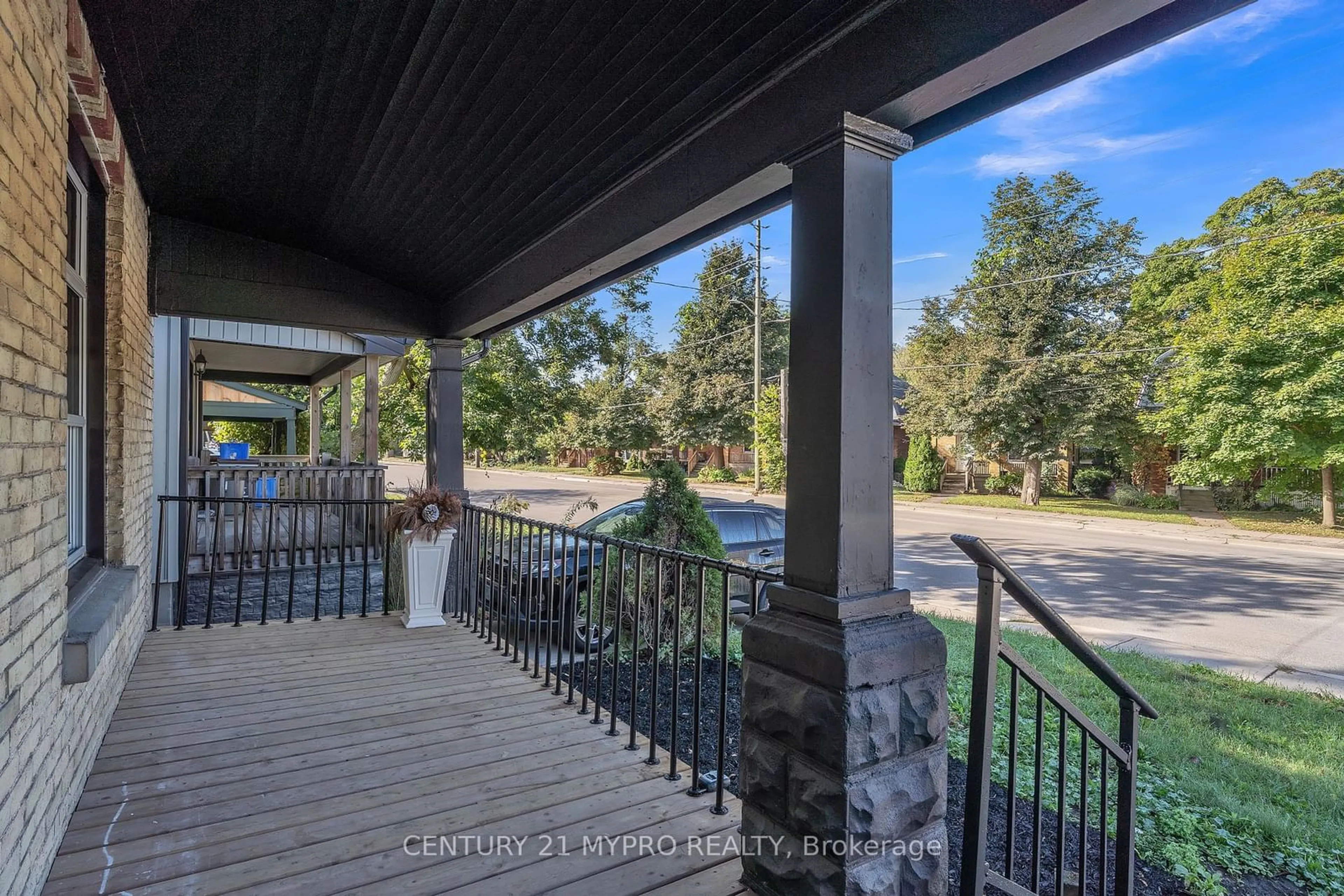 Patio, the fenced backyard for 153 Wharncliffe Rd, London Ontario N6H 2B1