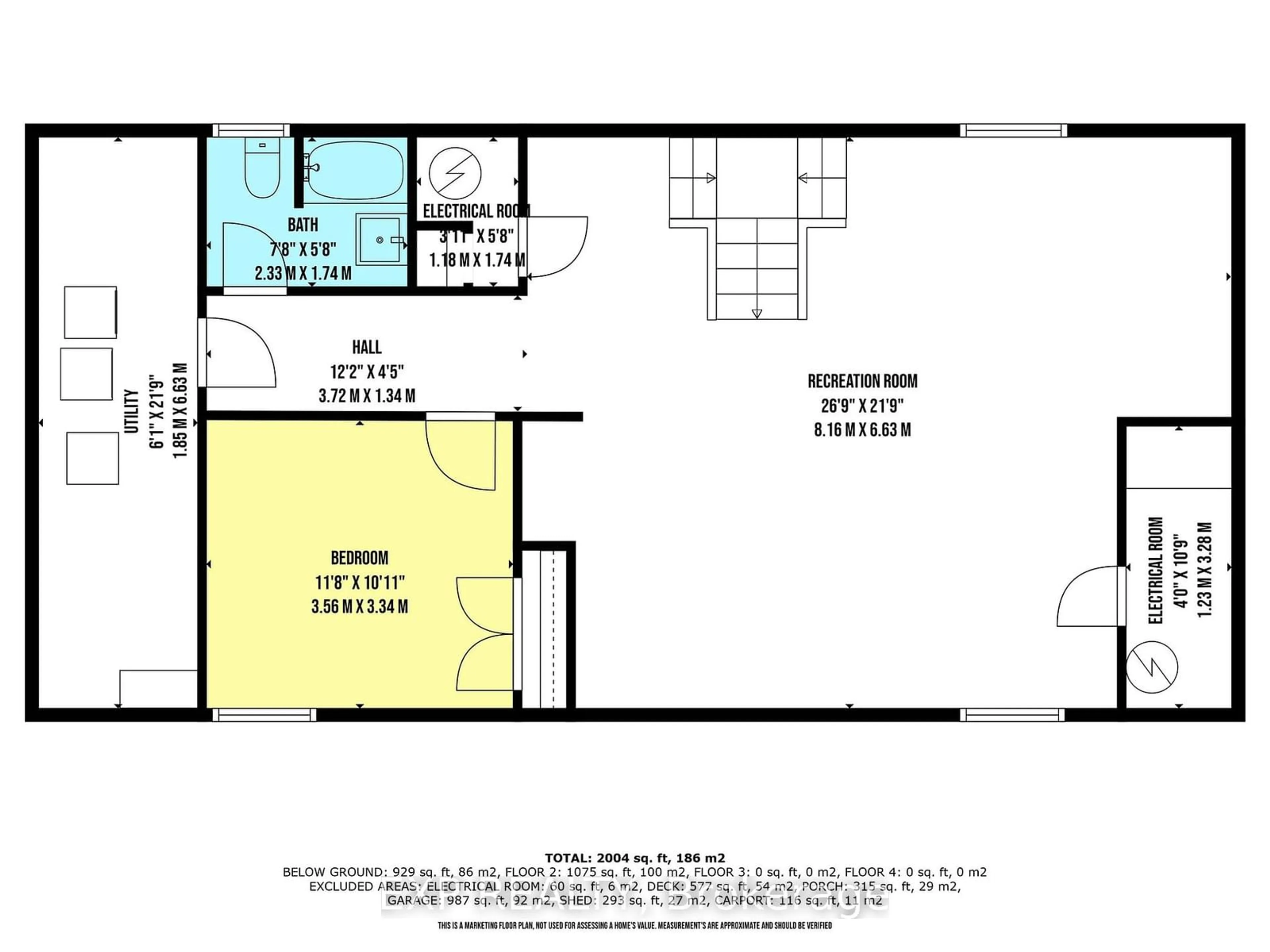 Floor plan for 13 Hodgson Dr, Kawartha Lakes Ontario K0M 1C0