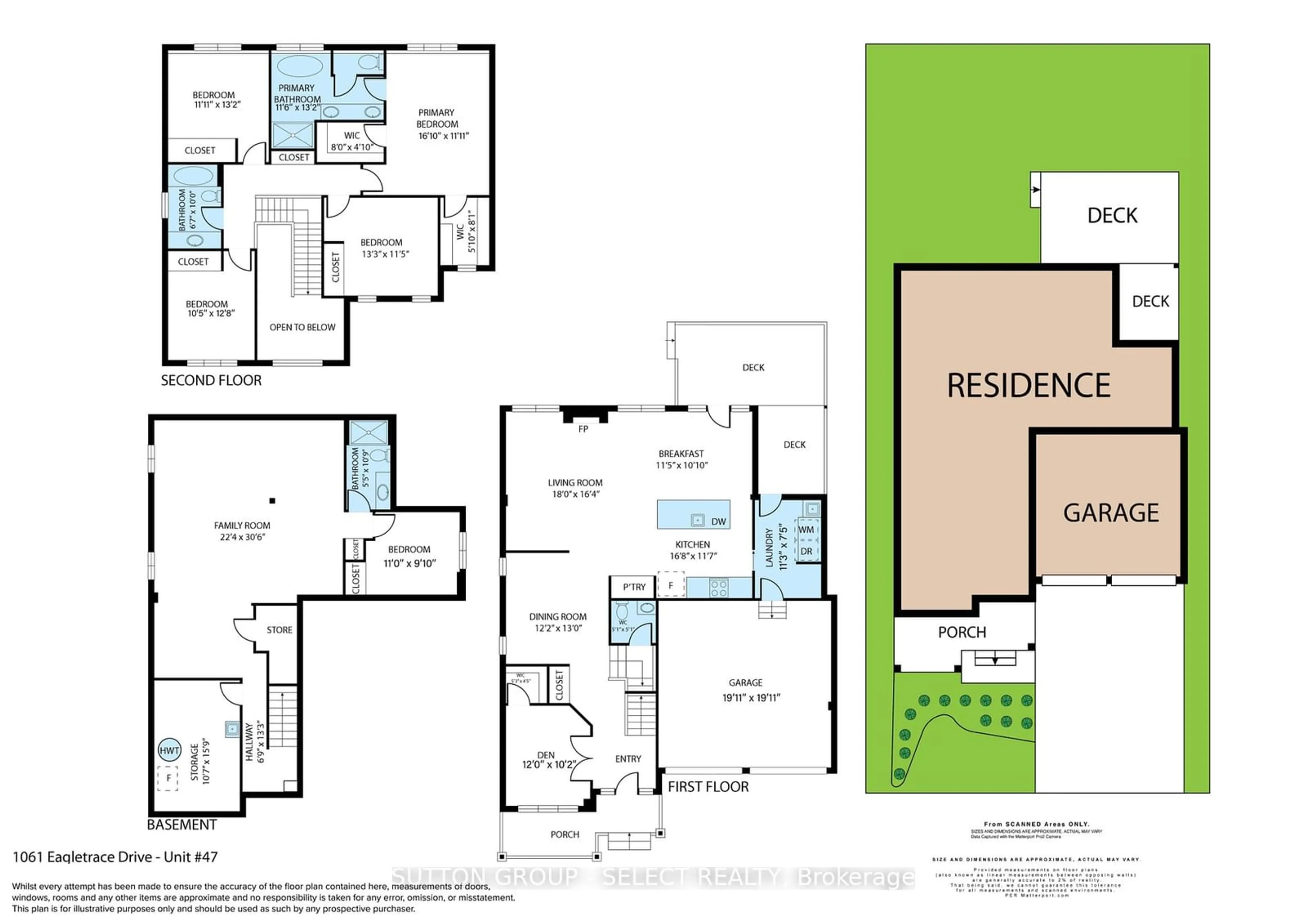 Floor plan for 1061 EAGLETRACE Dr #47, London Ontario N6G 0E9