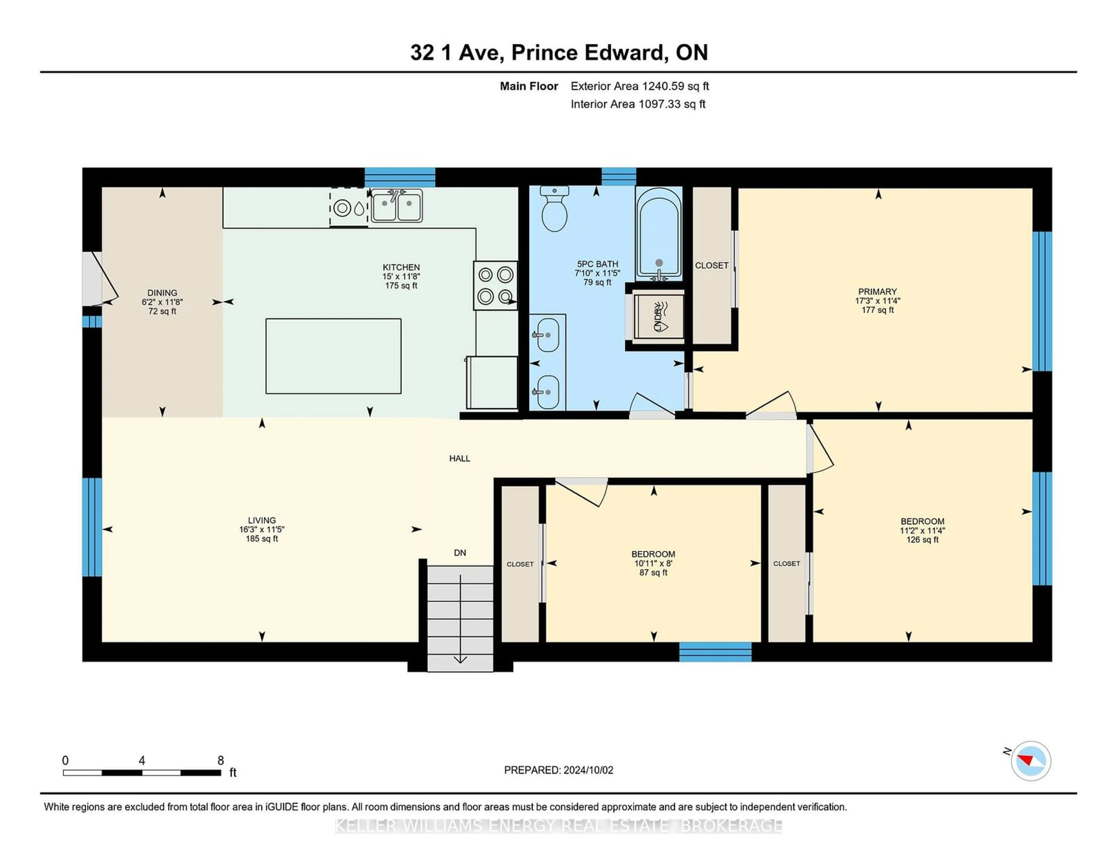 Floor plan for 32 First Ave, Prince Edward County Ontario K0K 3L0