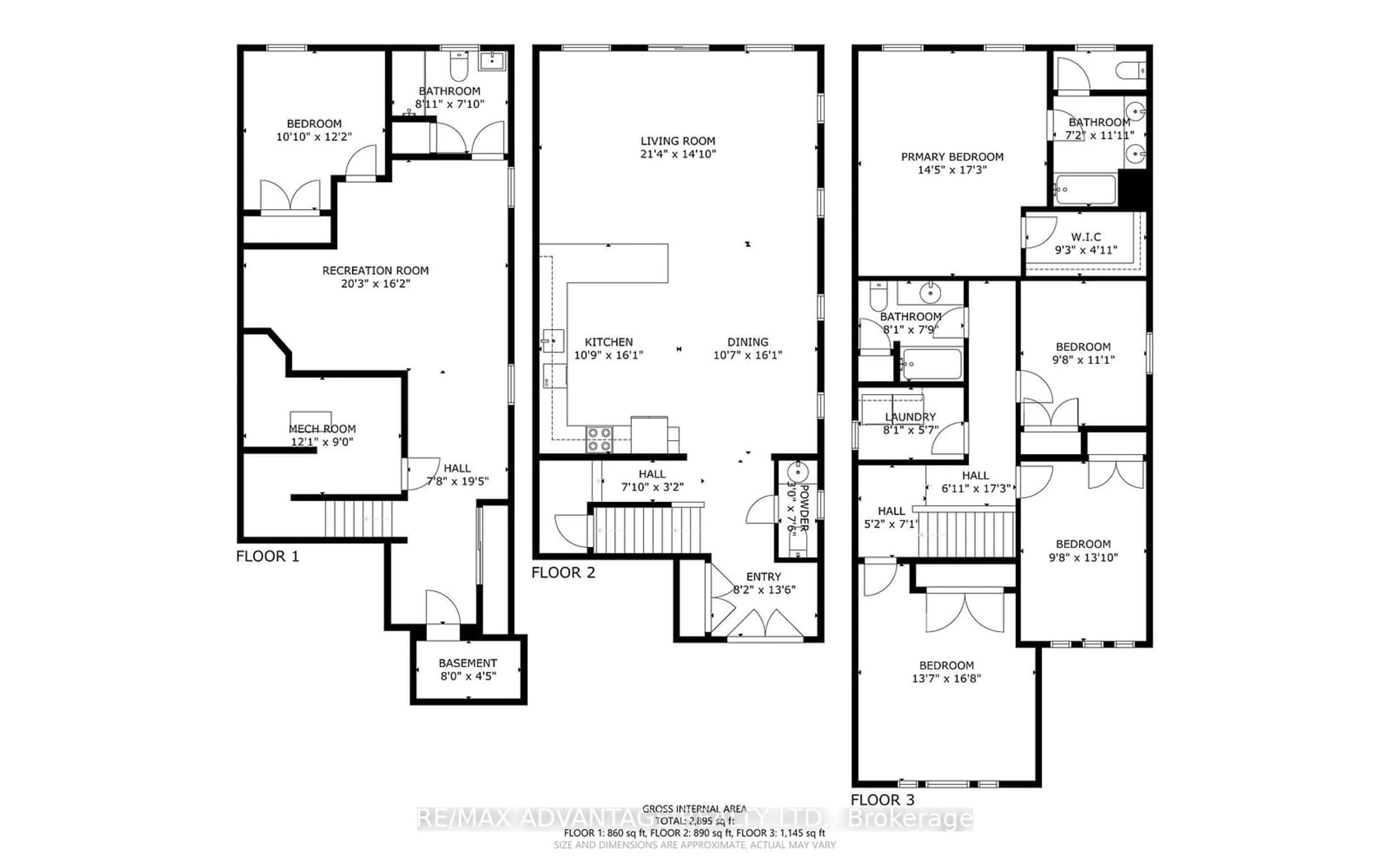 Floor plan for 2053 Denview Ave, London Ontario N6G 5B6