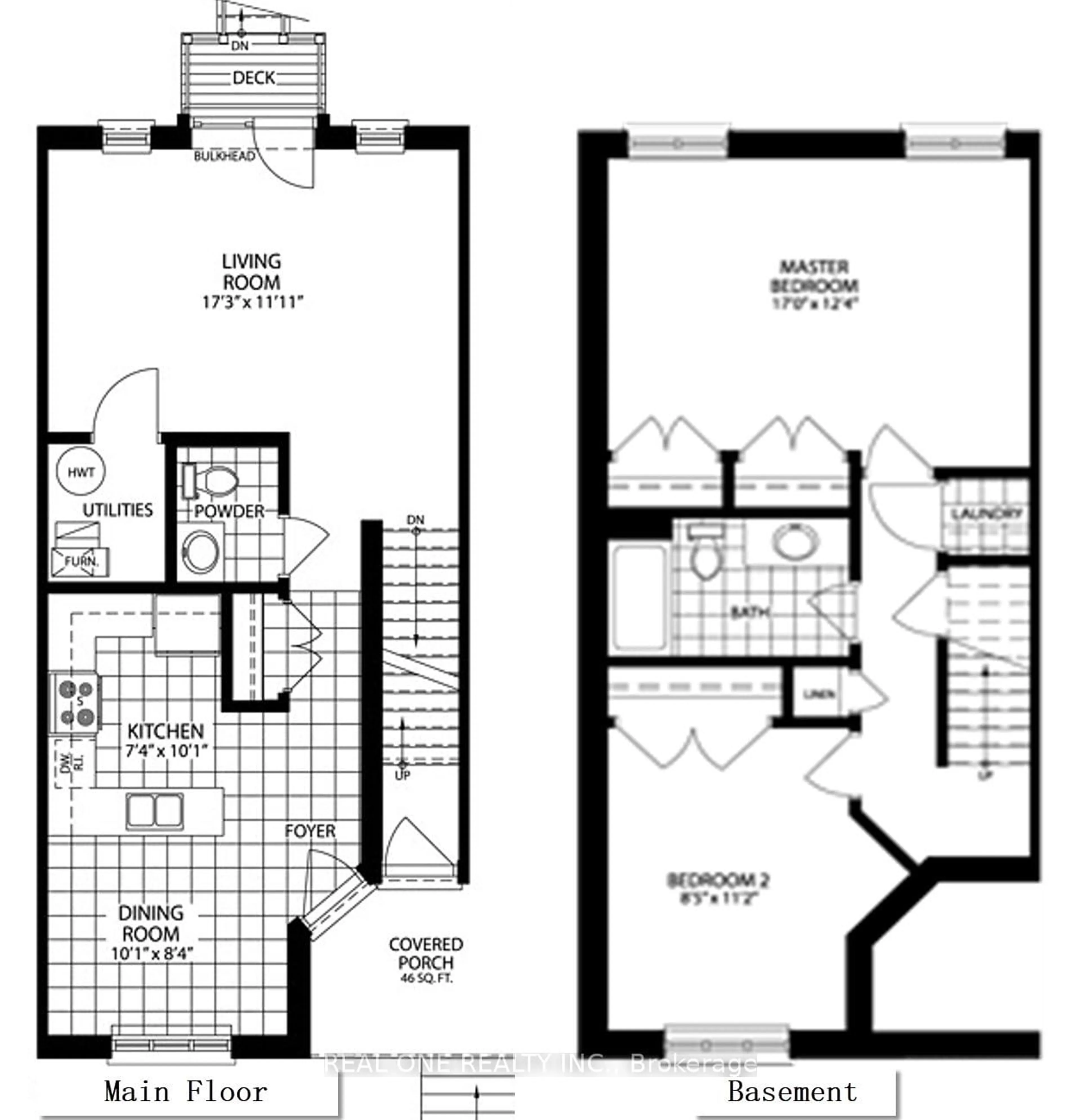 Floor plan for 15 Carere Cres #40A, Guelph Ontario N1E 0K4