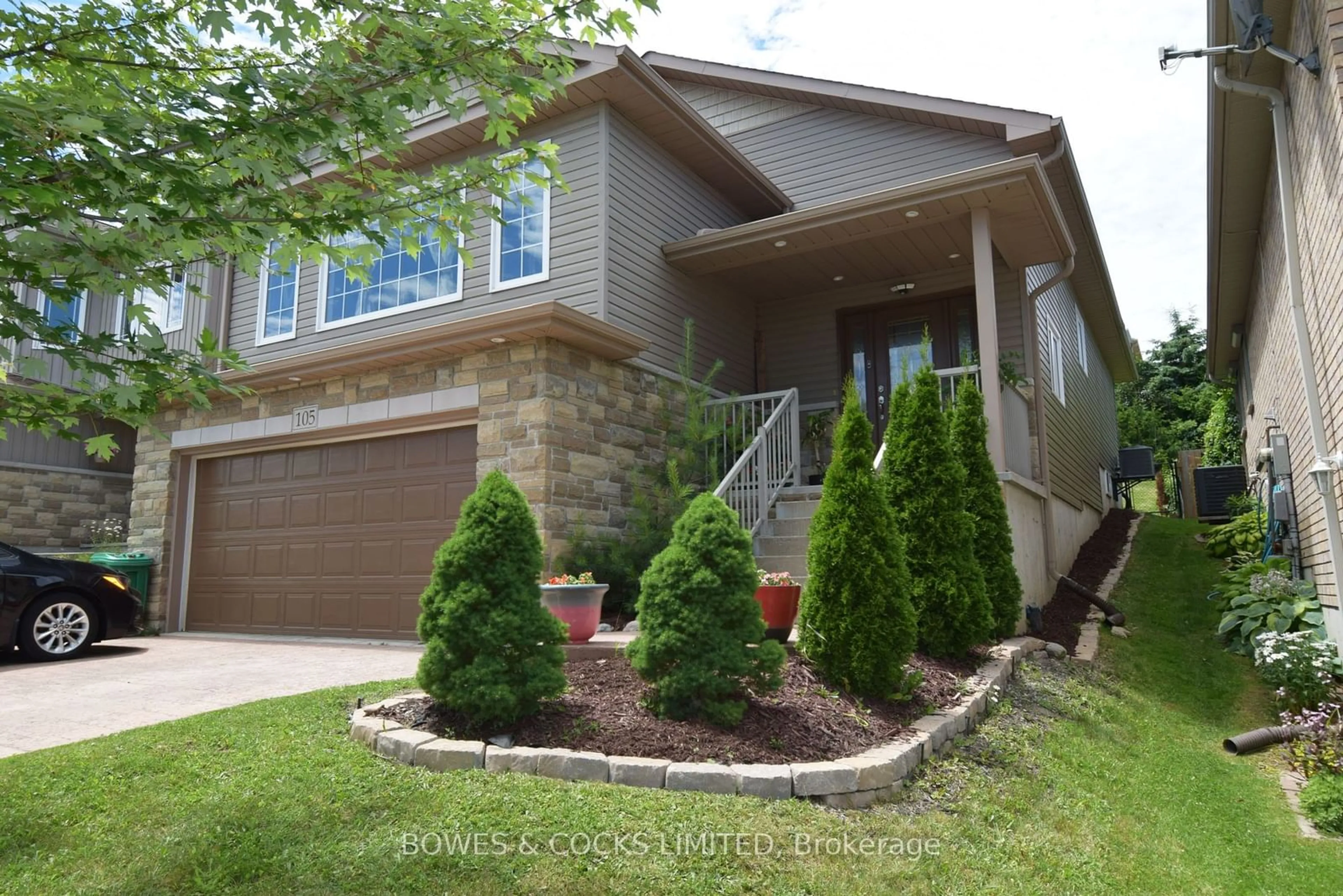 Frontside or backside of a home, the street view for 105 Milroy Dr, Peterborough Ontario K9H 7T2