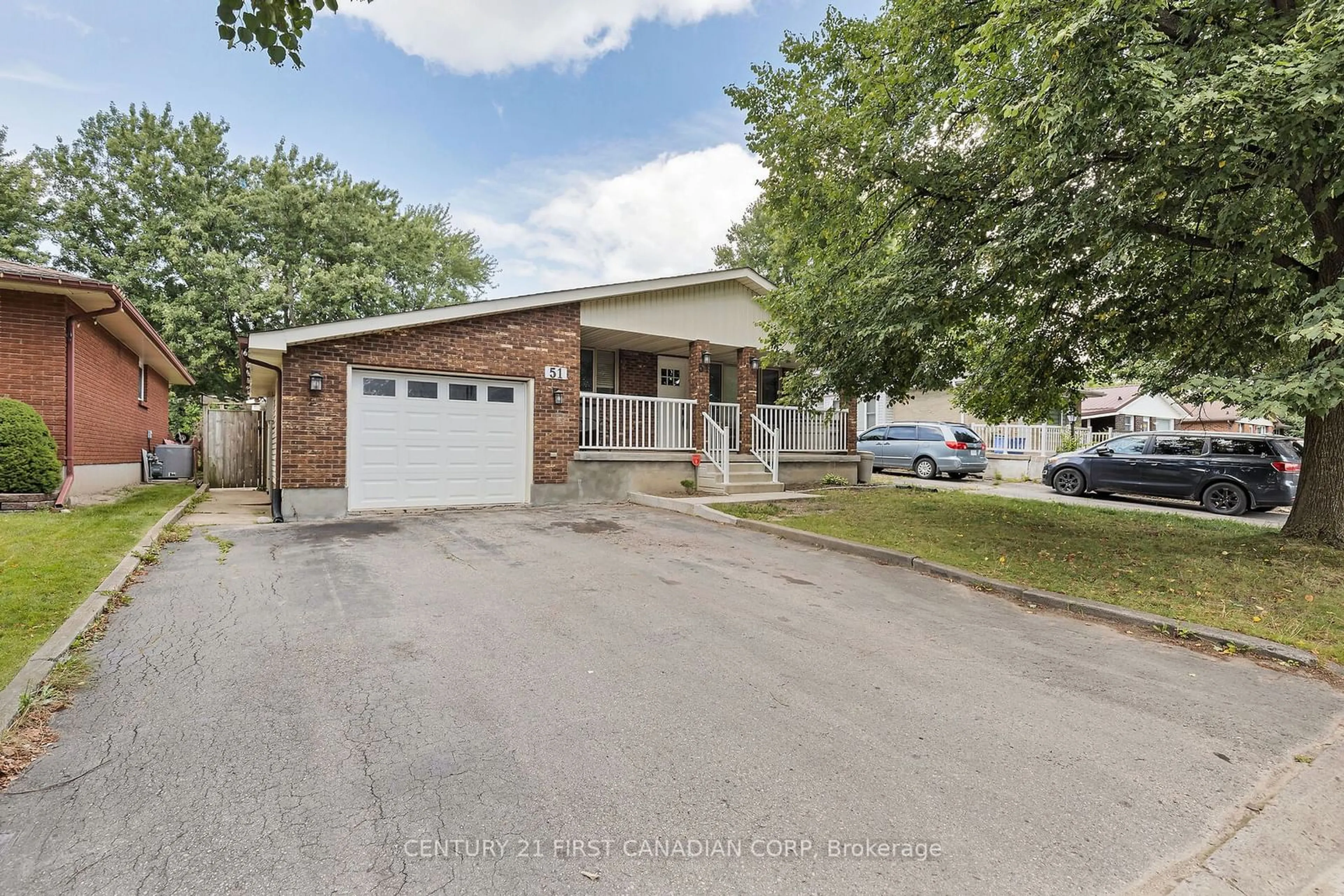 A pic from exterior of the house or condo, the street view for 51 Barrett Cres, London Ontario N6E 1T4