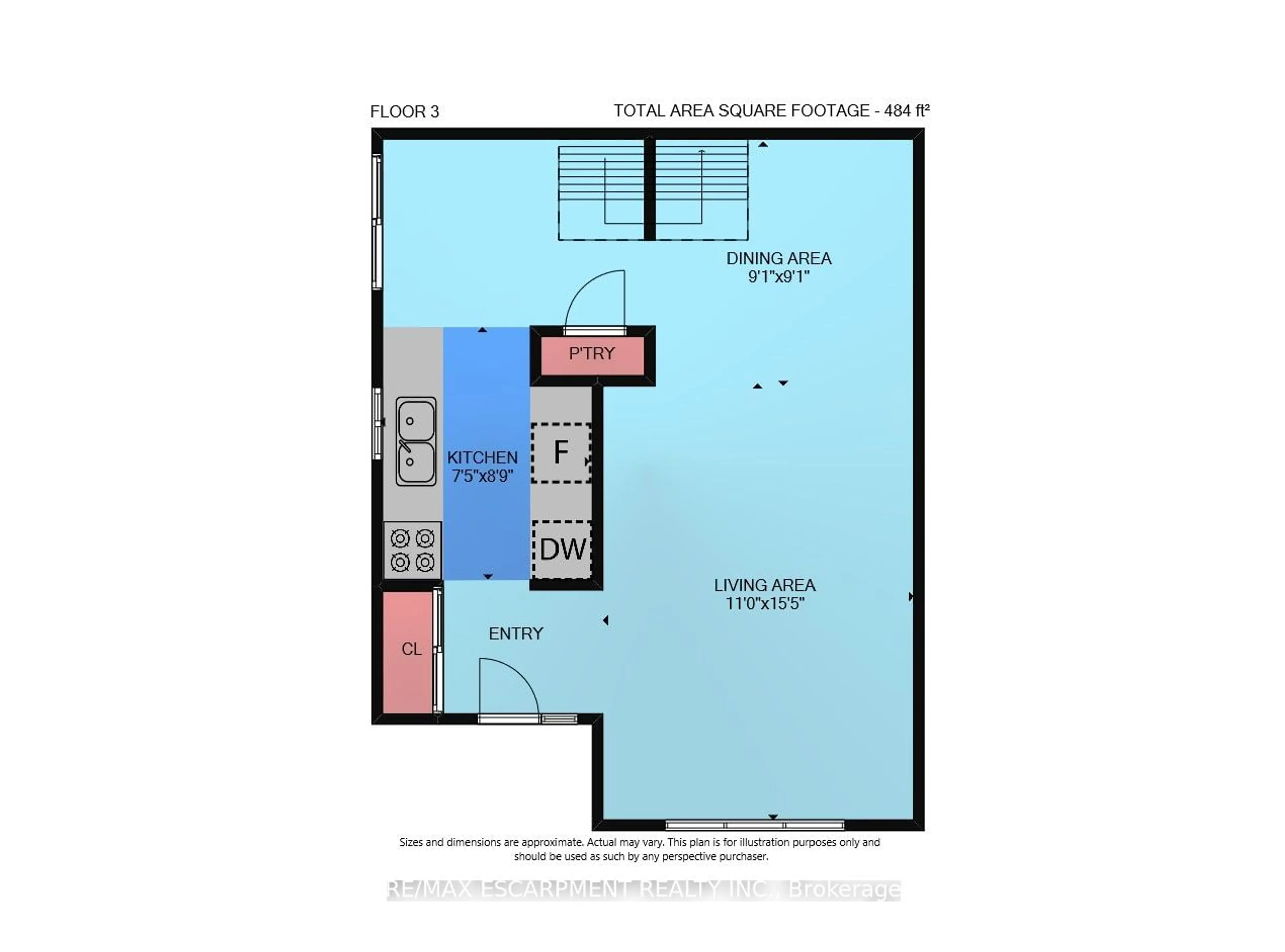 Floor plan for 88 AUTUMN Pl, St. Catharines Ontario L2P 3W8