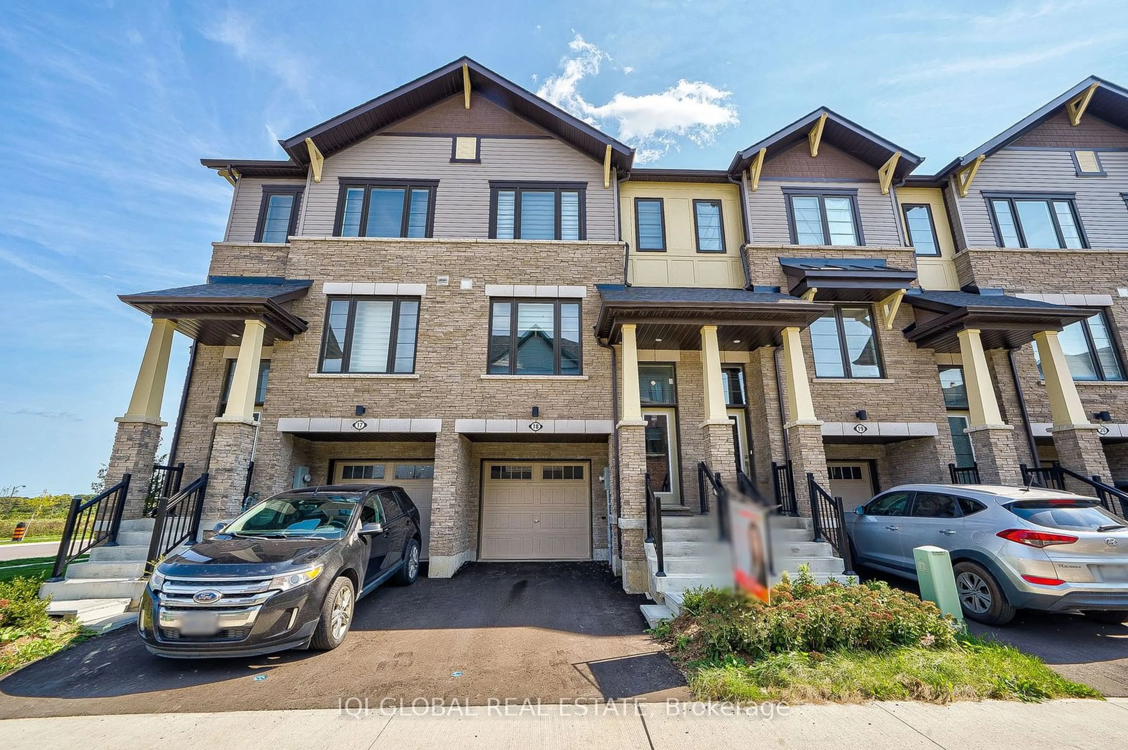 A pic from exterior of the house or condo for 185 Bedrock Dr #18, Hamilton Ontario L8J 0M5