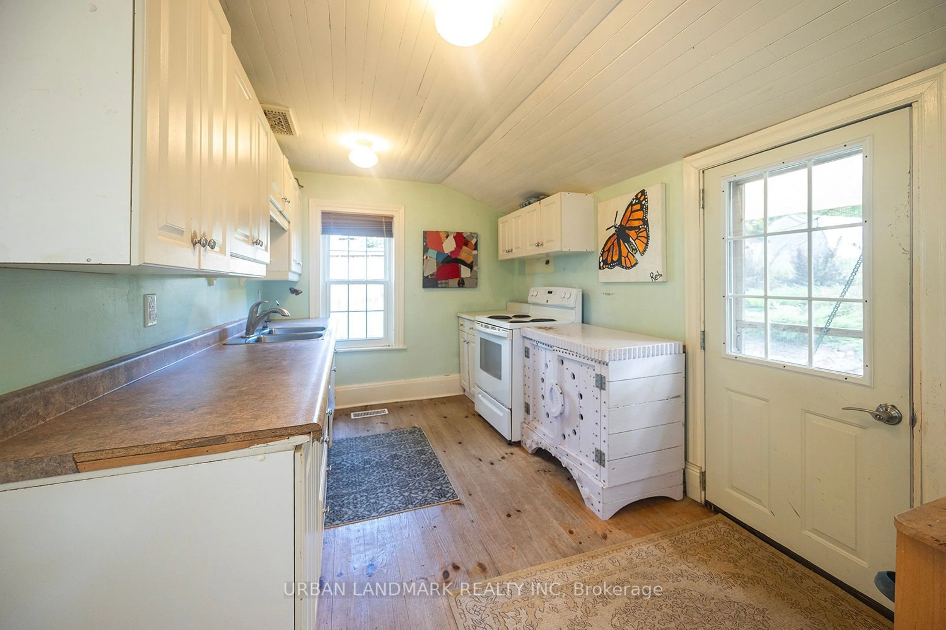 Kitchen, wood floors, cottage for 1464 7A HWY, Kawartha Lakes Ontario L0A 1A0