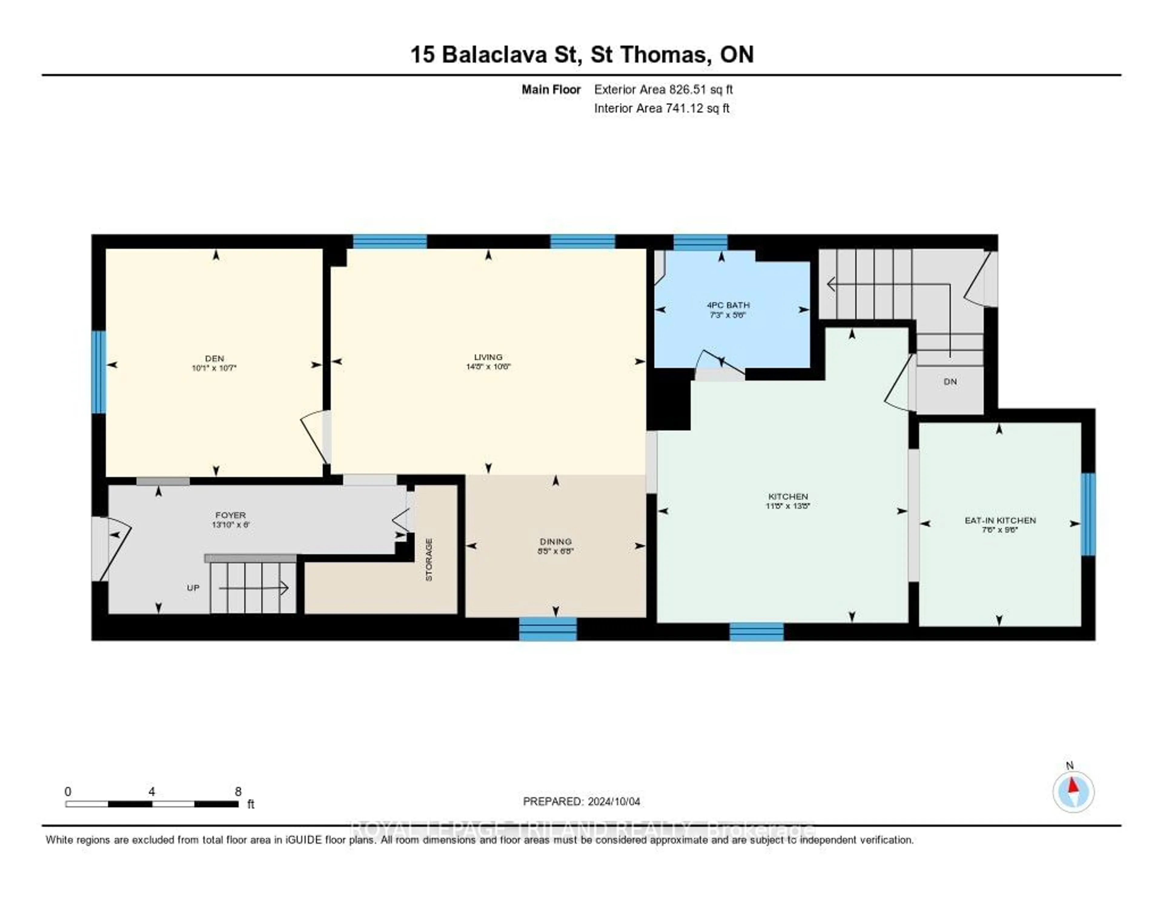 Floor plan for 15 Balaclava St, St. Thomas Ontario N5P 3C1