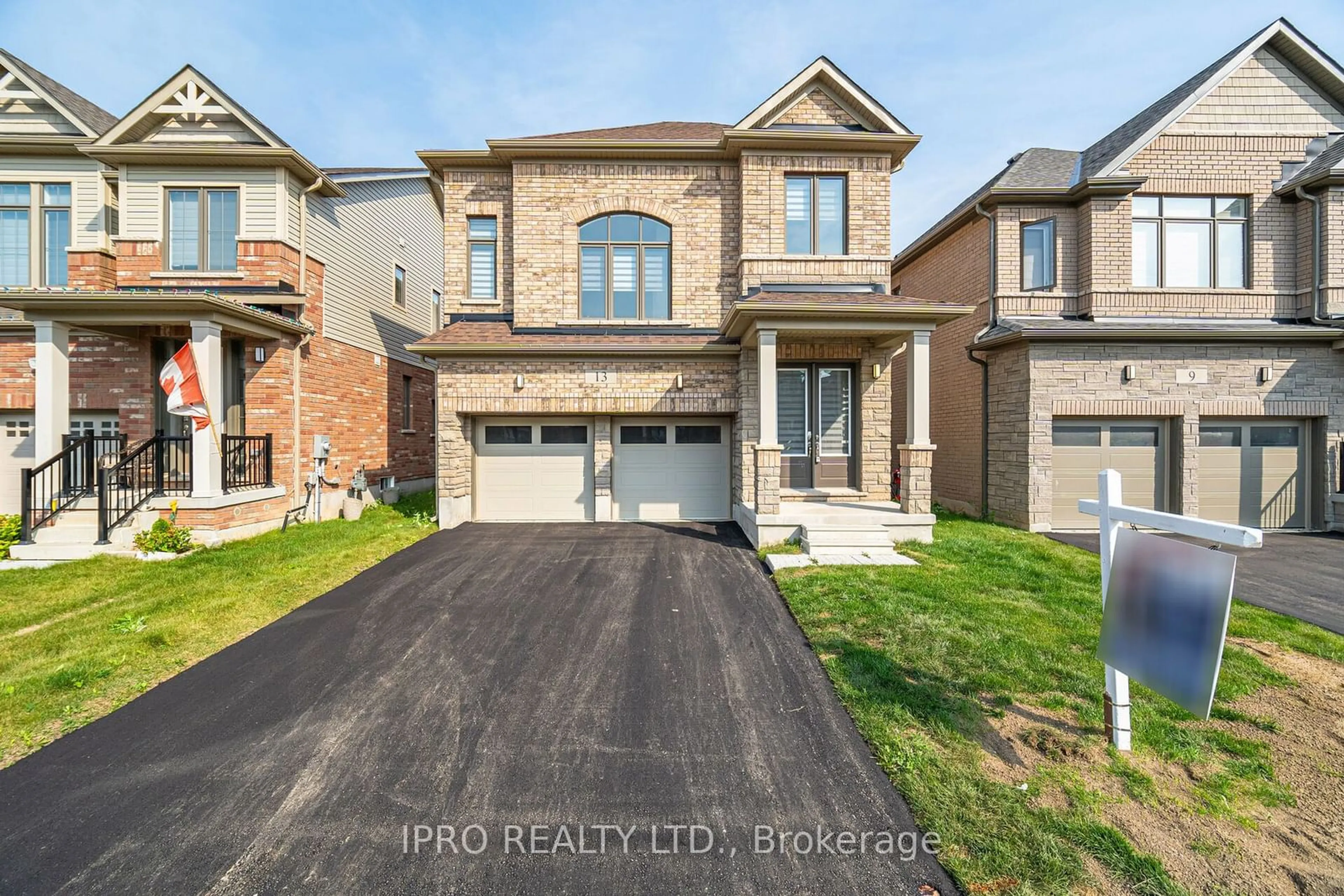 Frontside or backside of a home, the street view for 13 Rustic Oak Tr, North Dumfries Ontario N0B 1E0