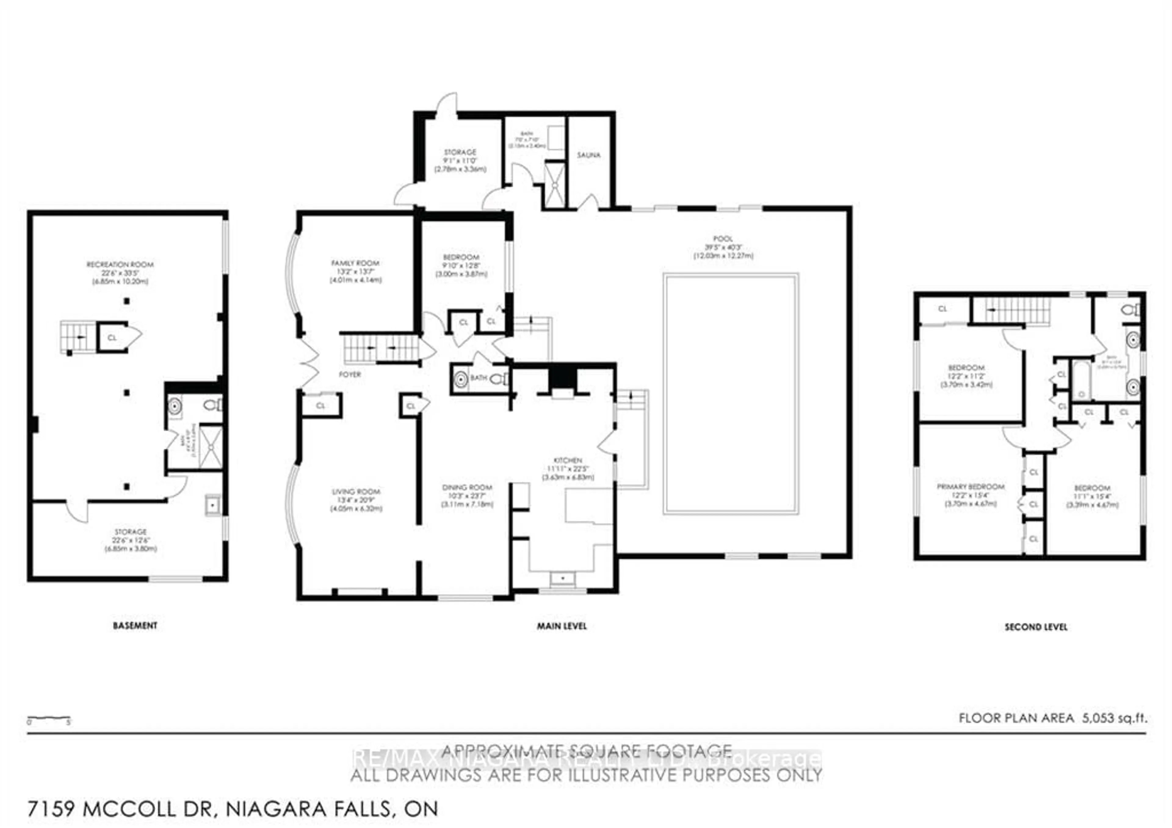 Floor plan for 7159 MCCOLL Dr, Niagara Falls Ontario L2J 1G7