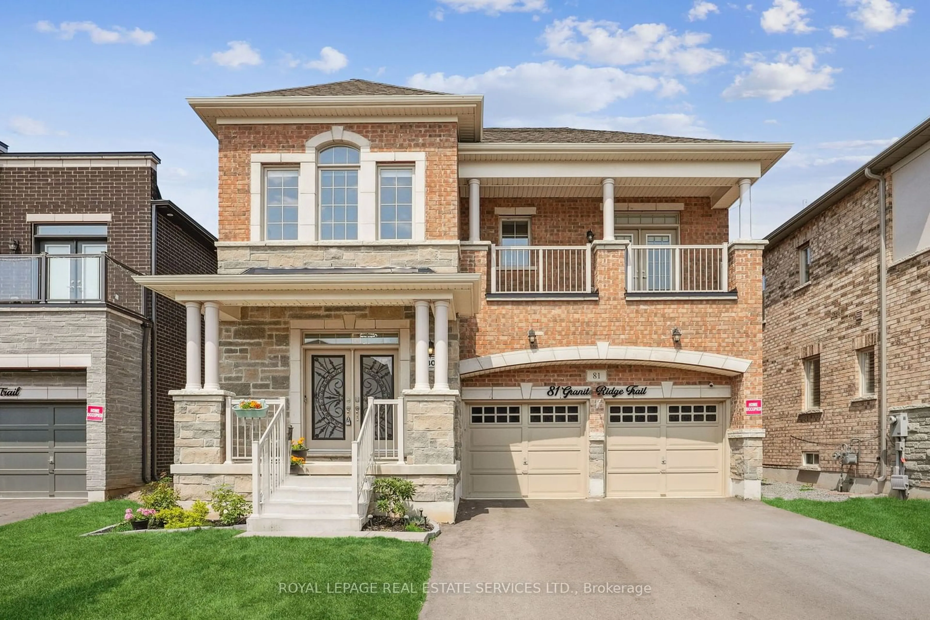 Home with brick exterior material for 81 Granite Ridge Tr, Hamilton Ontario L8B 1Y6