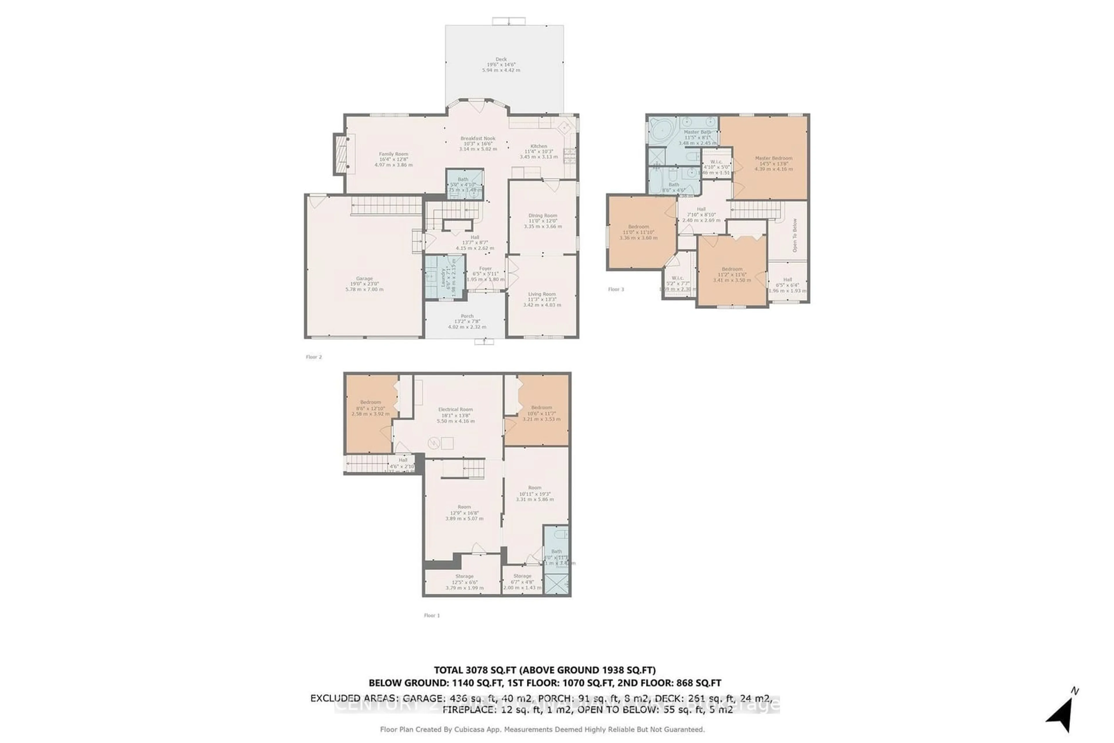 Floor plan for 50 Bassenthwaite Cres, London Ontario N6G 4V5