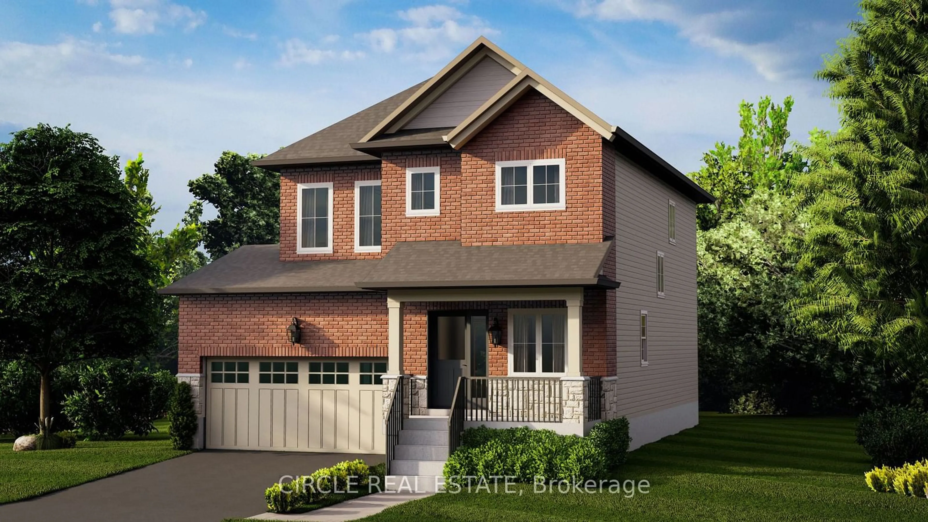 Home with brick exterior material for Lot 28 Bradden Cres, Belleville Ontario K8N 0T8