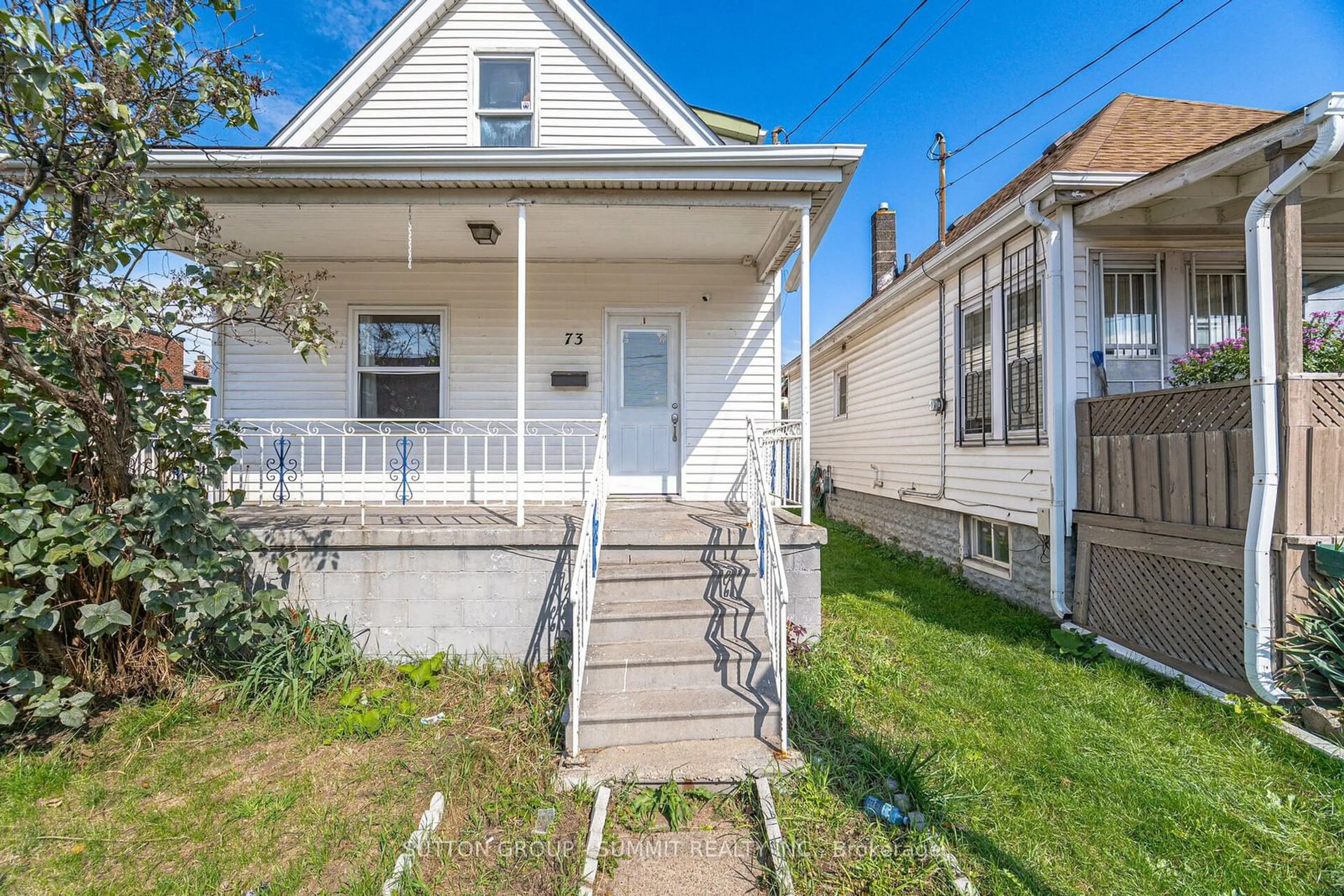 Frontside or backside of a home, cottage for 73 Hope Ave, Hamilton Ontario L8H 2E5