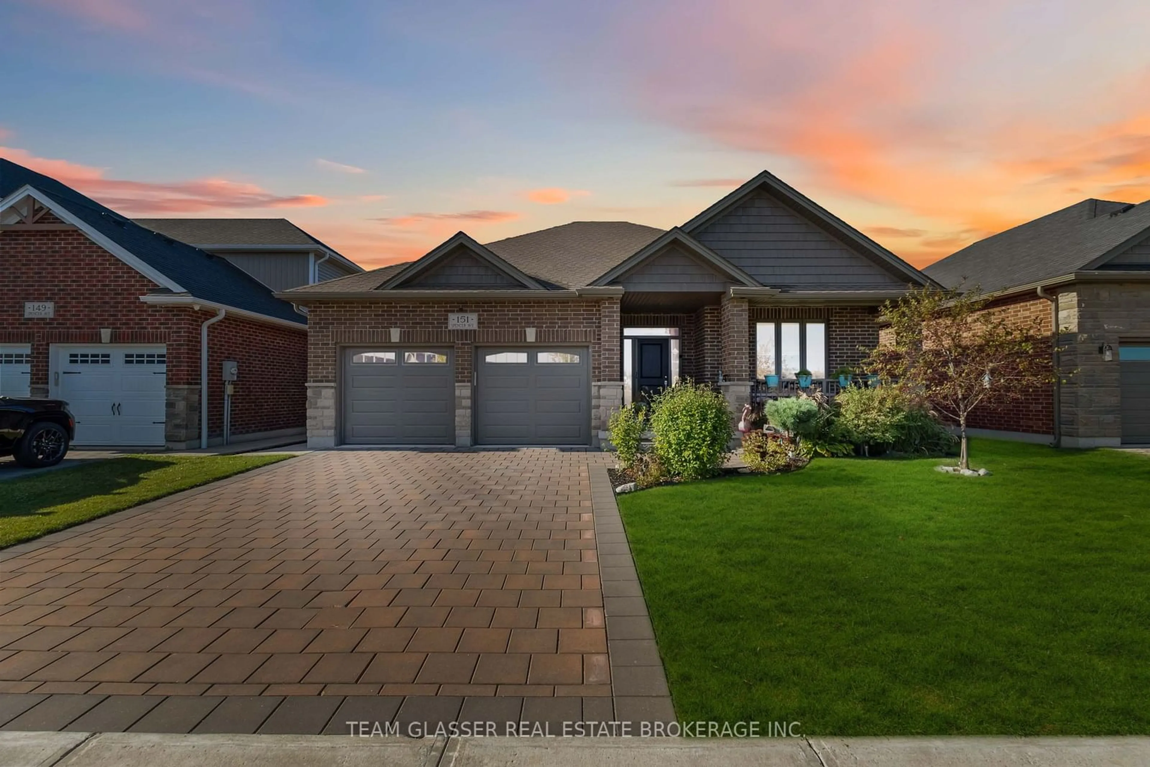 Frontside or backside of a home, the street view for 151 SPENCER Ave, Lucan Biddulph Ontario N0M 2J0