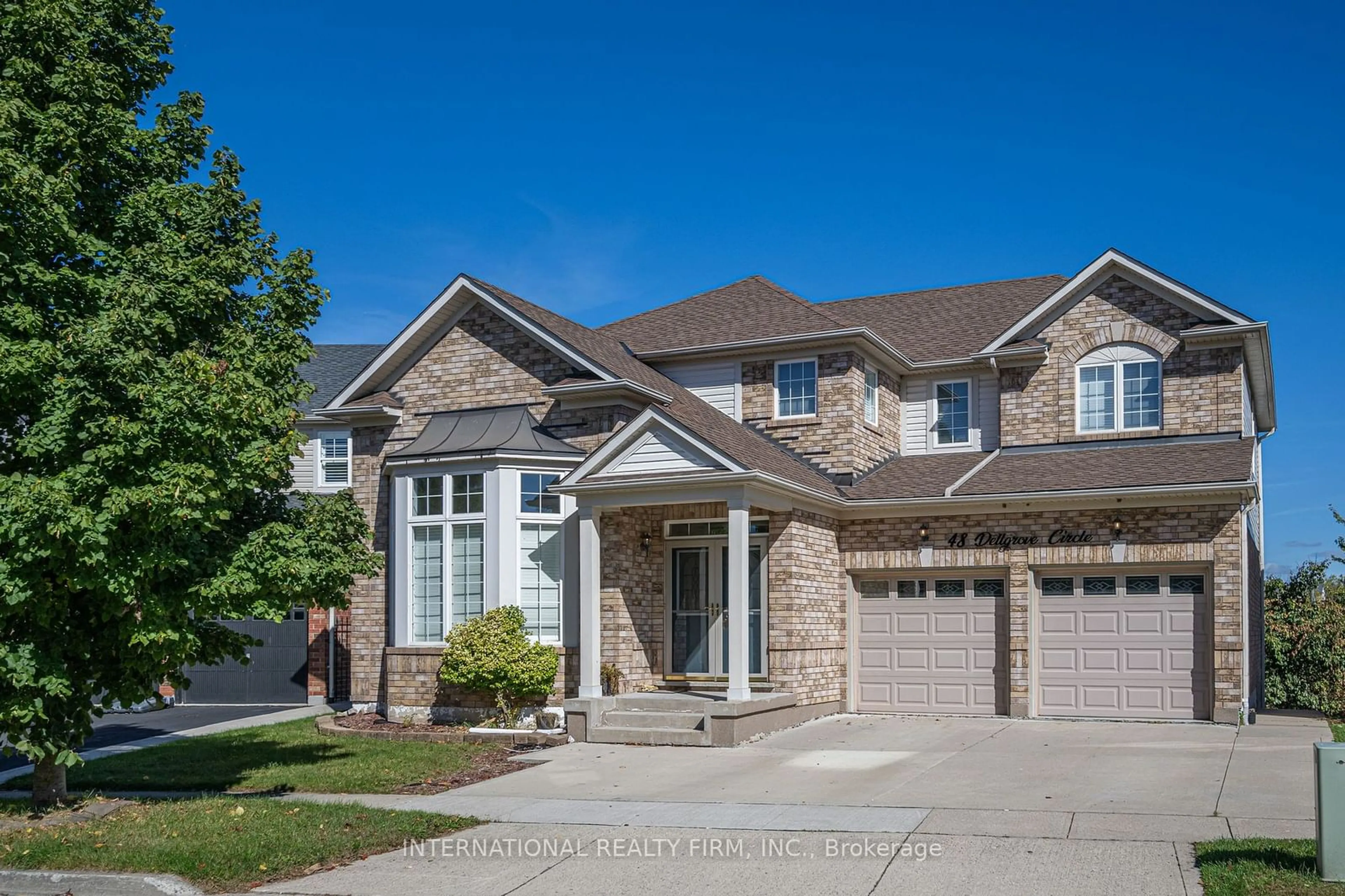 Home with brick exterior material for 48 Dellgrove Circ, Cambridge Ontario N1T 2J9