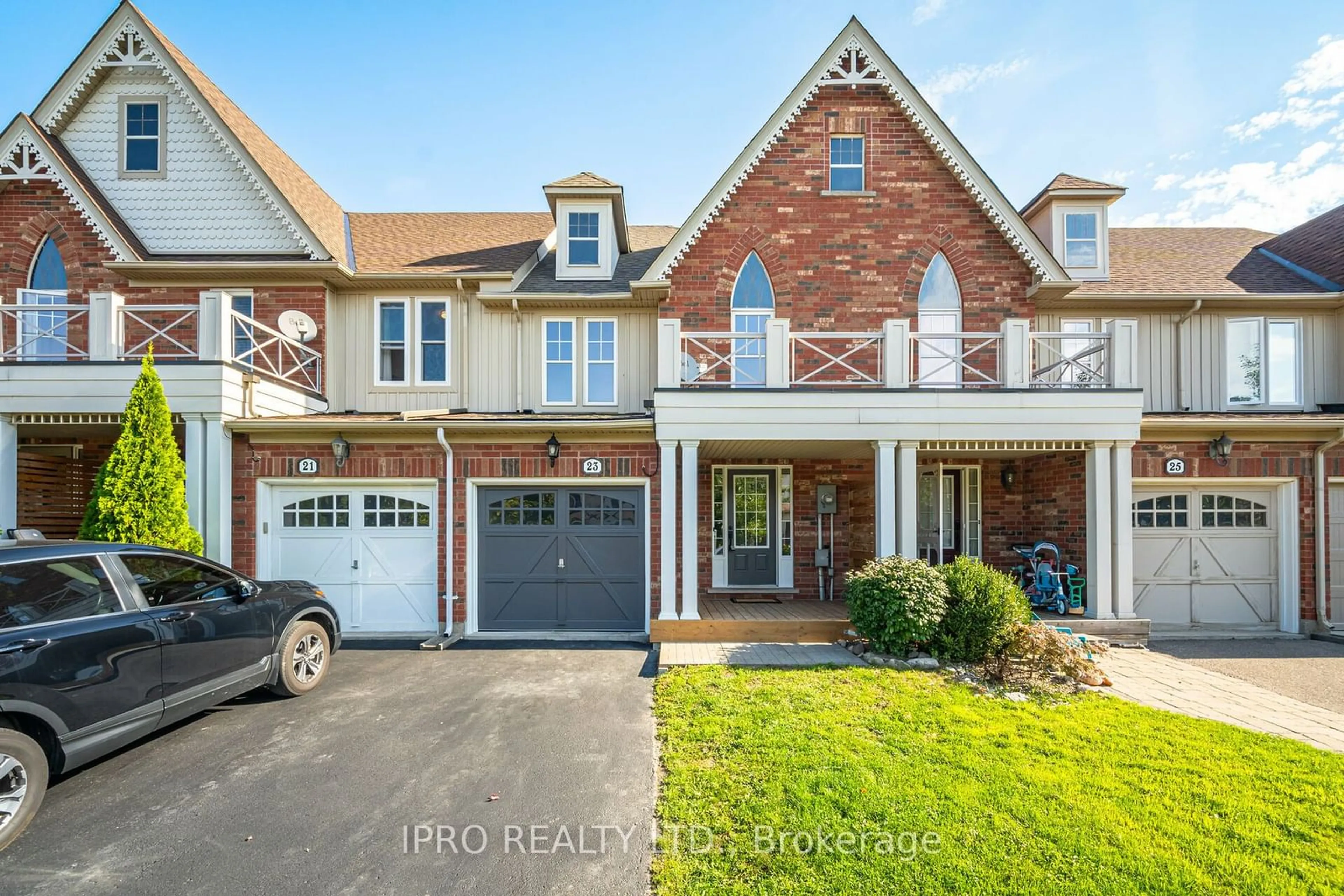 Home with brick exterior material for 23 Fox Run, Hamilton Ontario L0R 2H8