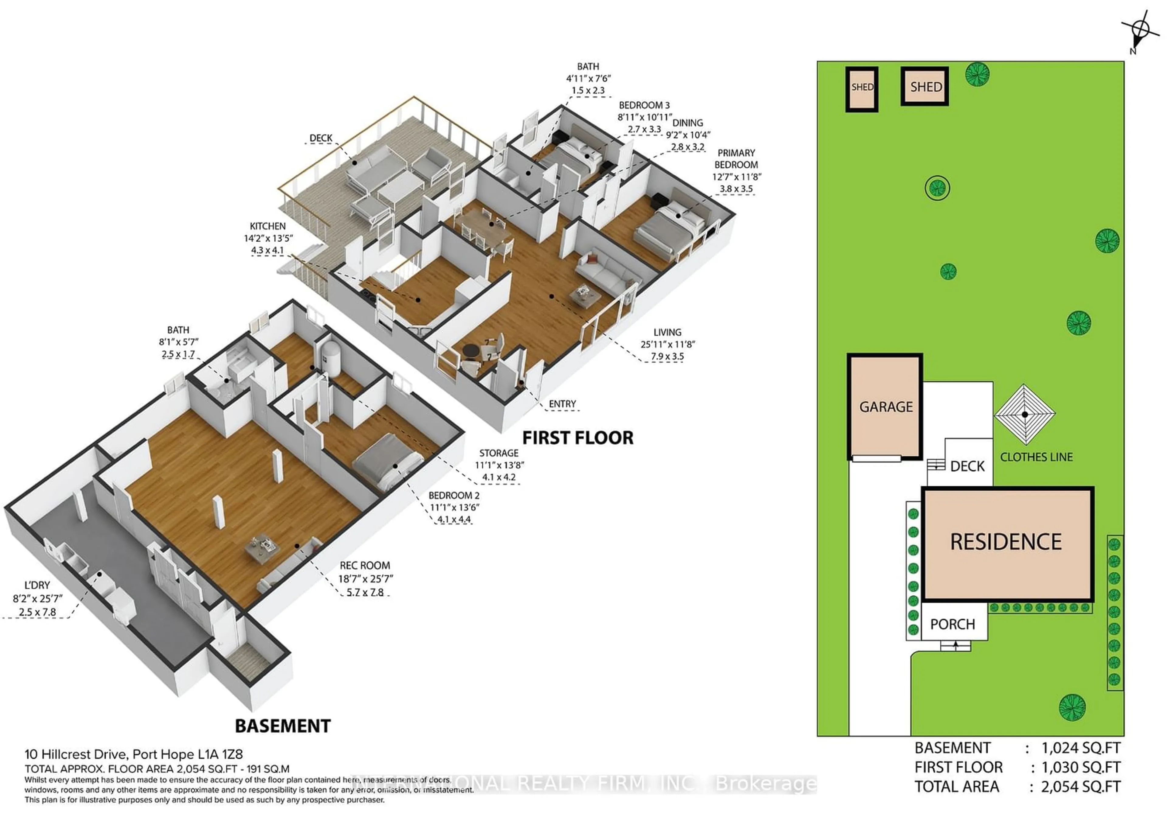 Floor plan for 10 Hillcrest Dr, Port Hope Ontario L1A 1Z8