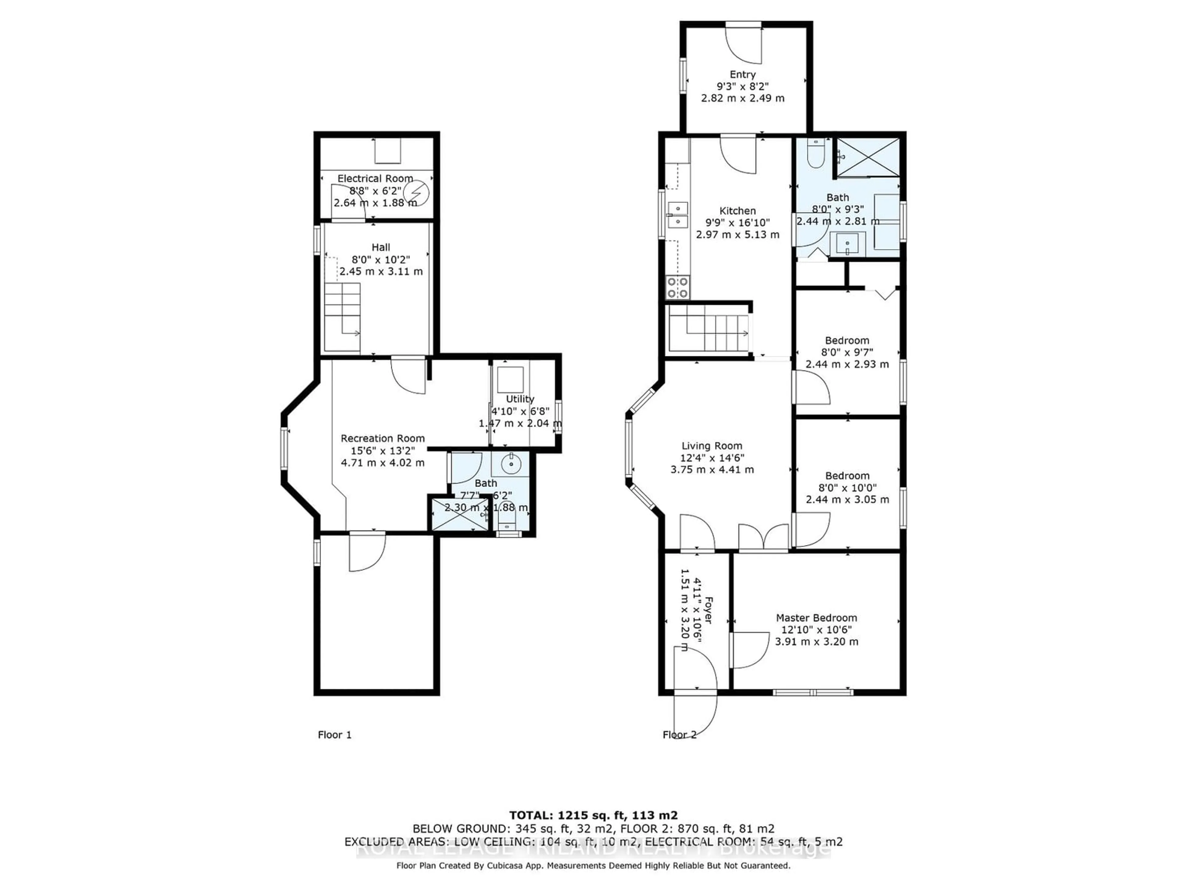 Floor plan for 437 Quebec St, London Ontario N5W 3Y2