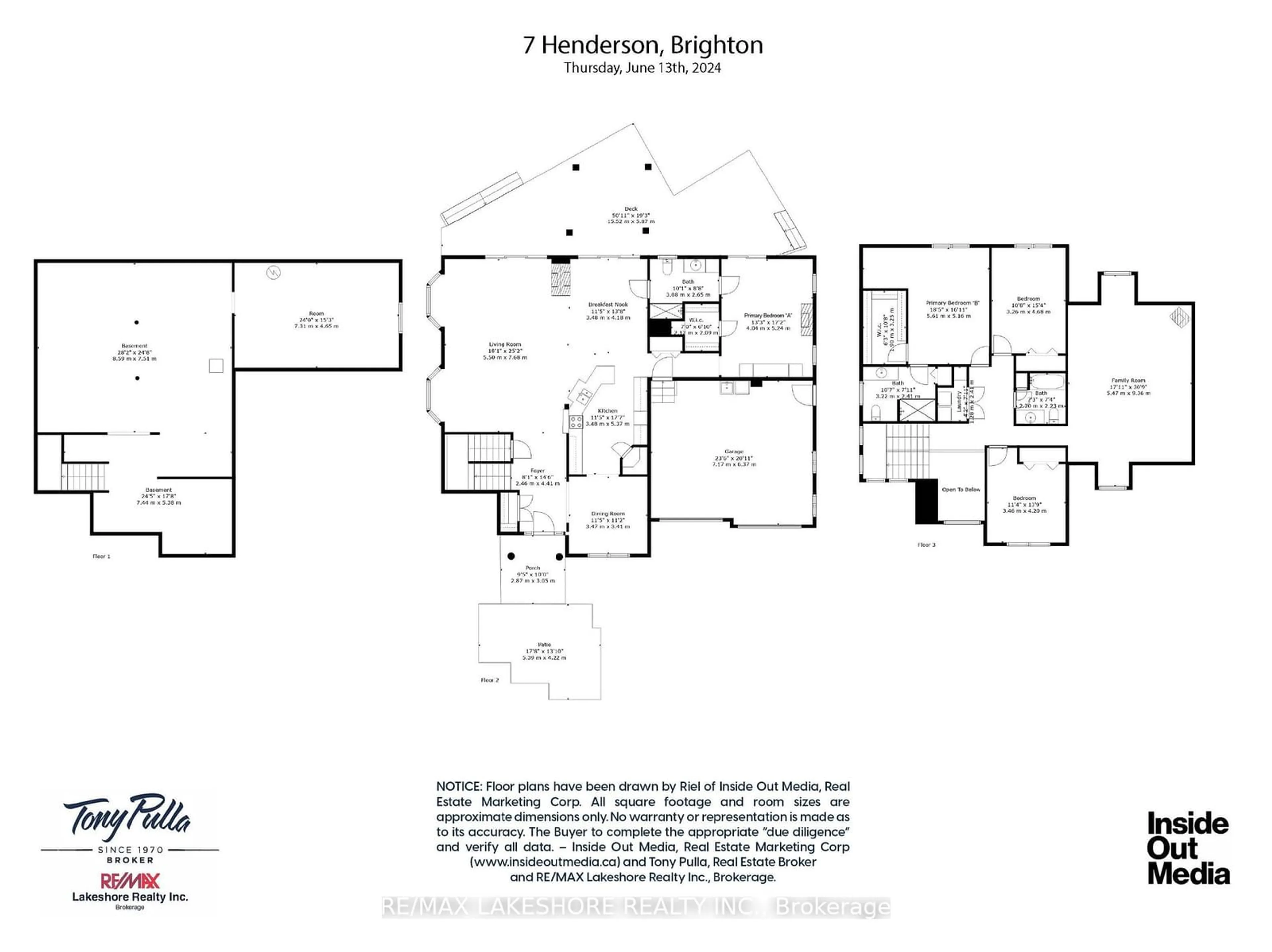 Floor plan for 7 HENDERSON Lane, Brighton Ontario K0K 1H0