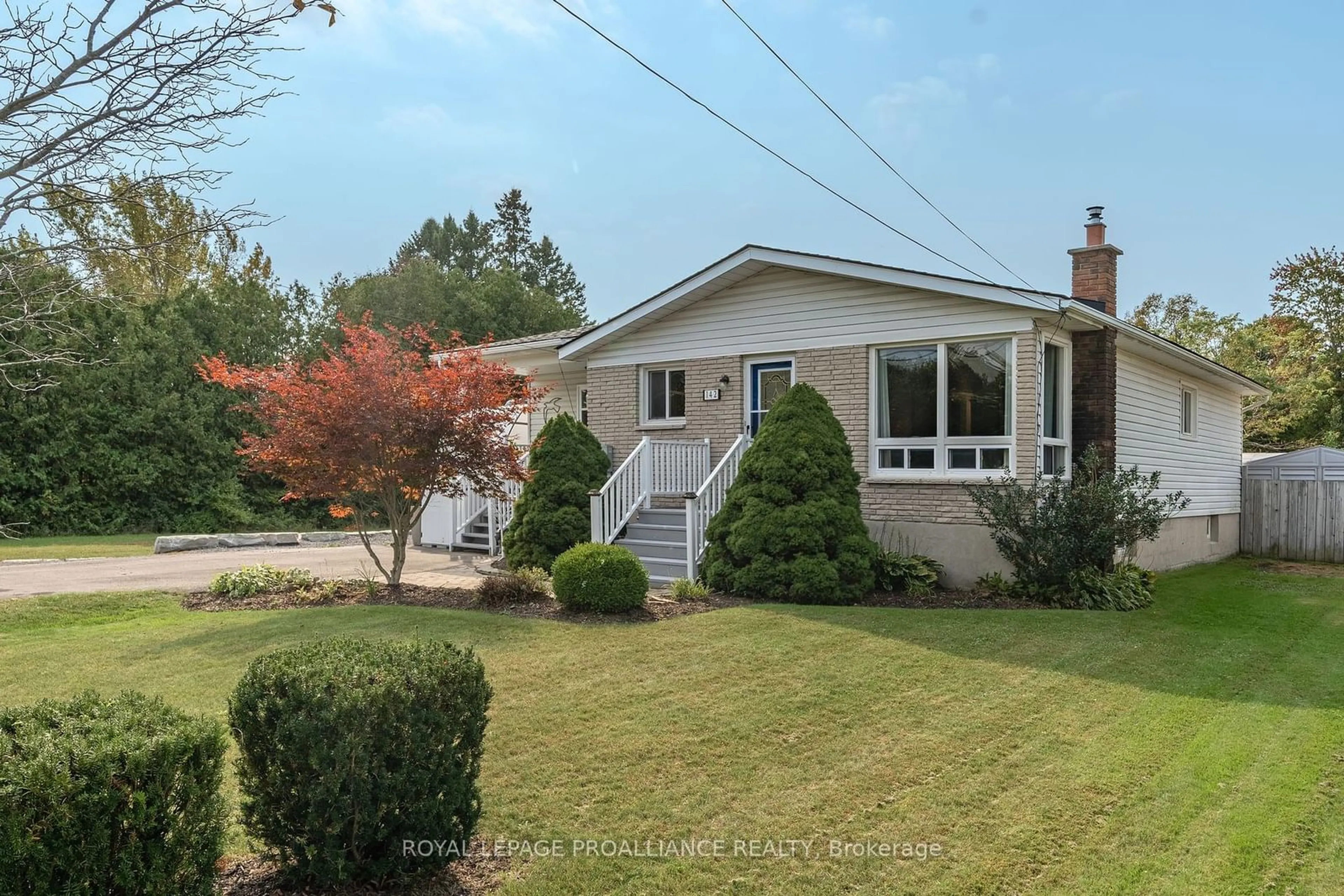 Frontside or backside of a home, the street view for 142 Ontario St, Brighton Ontario K0K 1H0