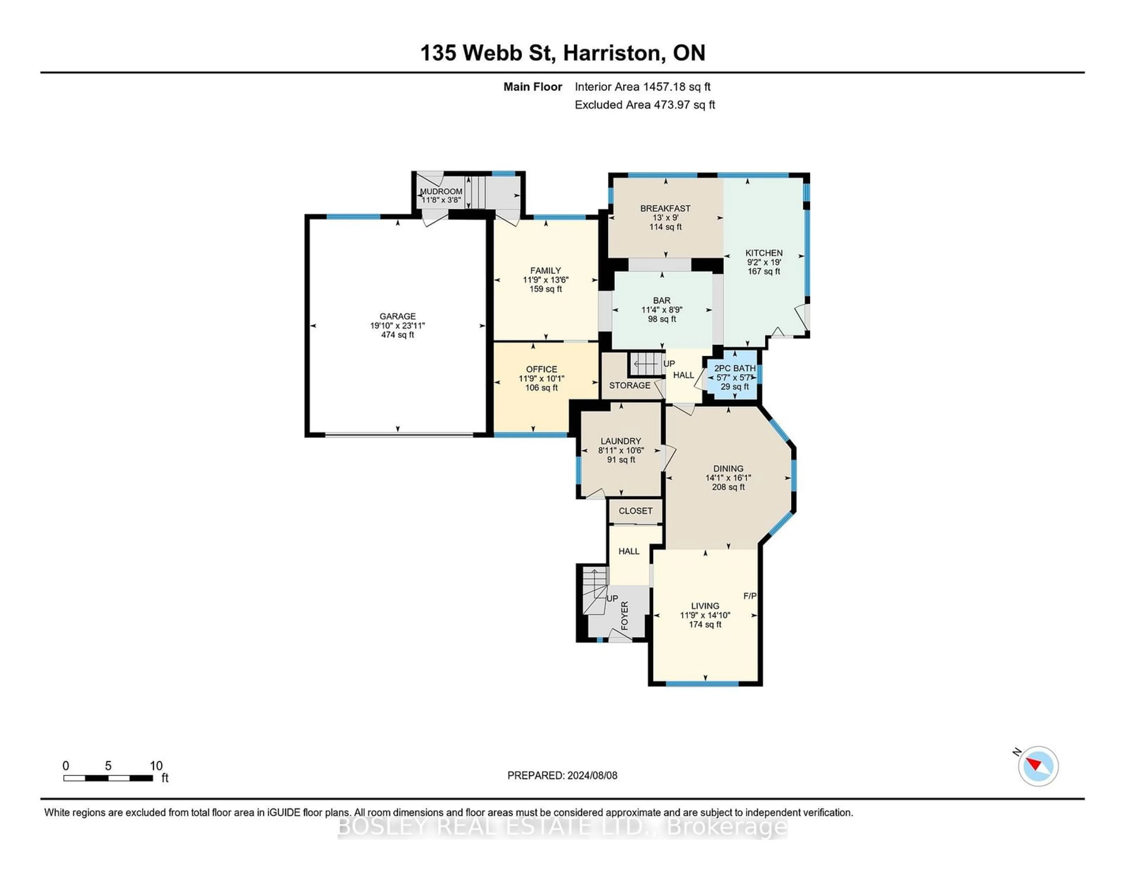 Floor plan for 135 Webb St, Minto Ontario N0G 1Z0