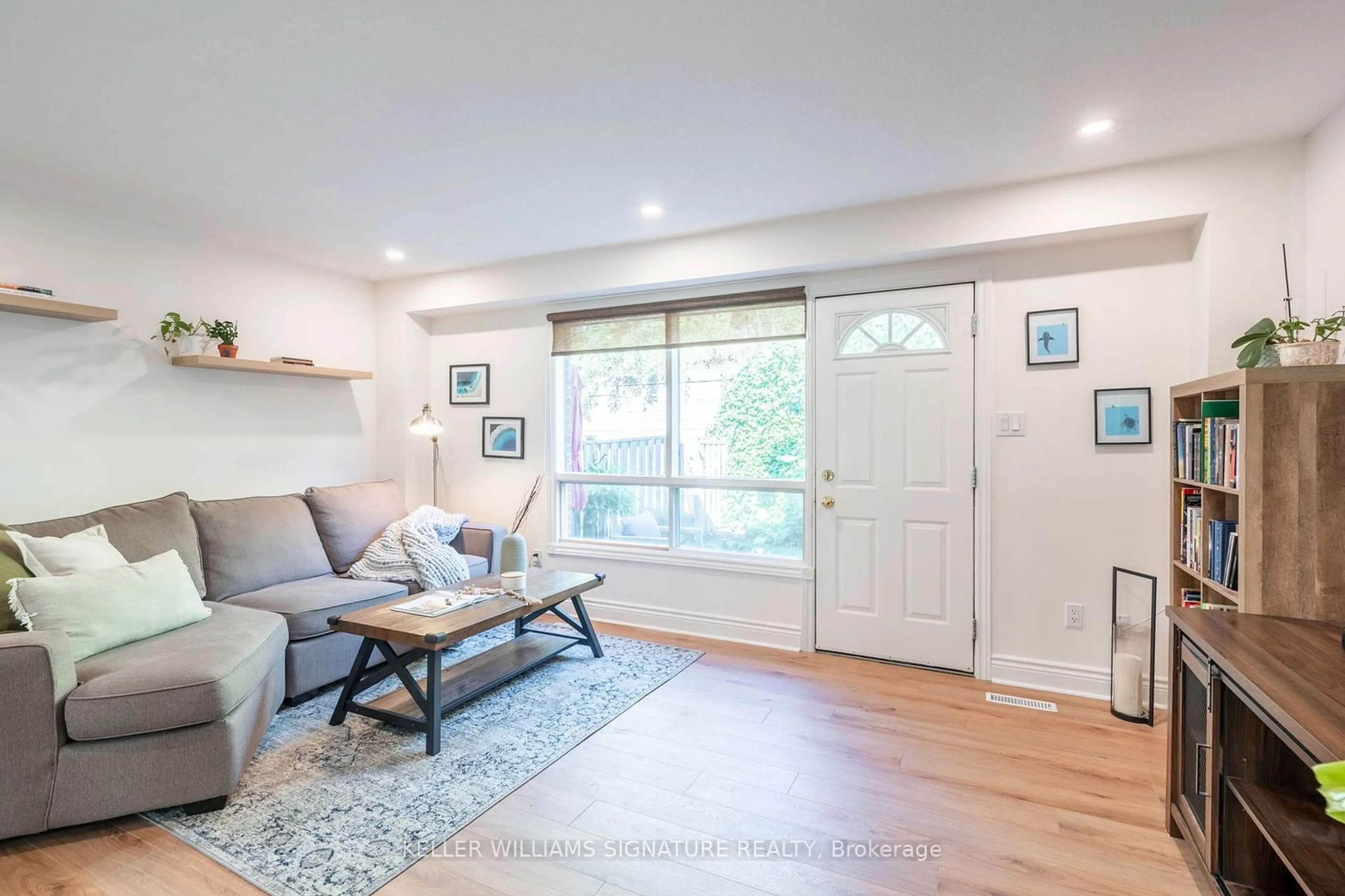 Living room, wood floors for 11 Burdock Lane, Hamilton Ontario L9H 6E9