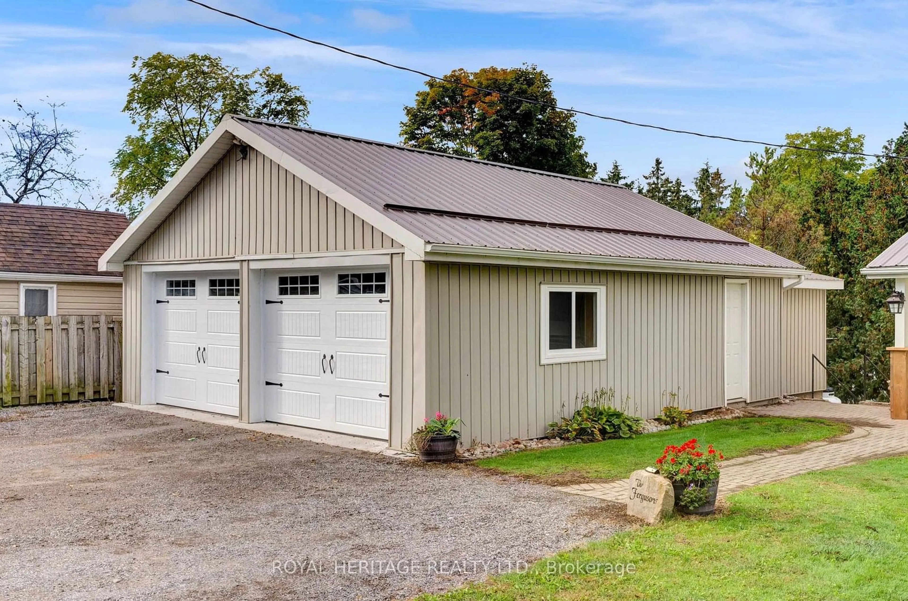 Indoor garage, wood floors for 7994 MILL St, Port Hope Ontario L0A 1B0