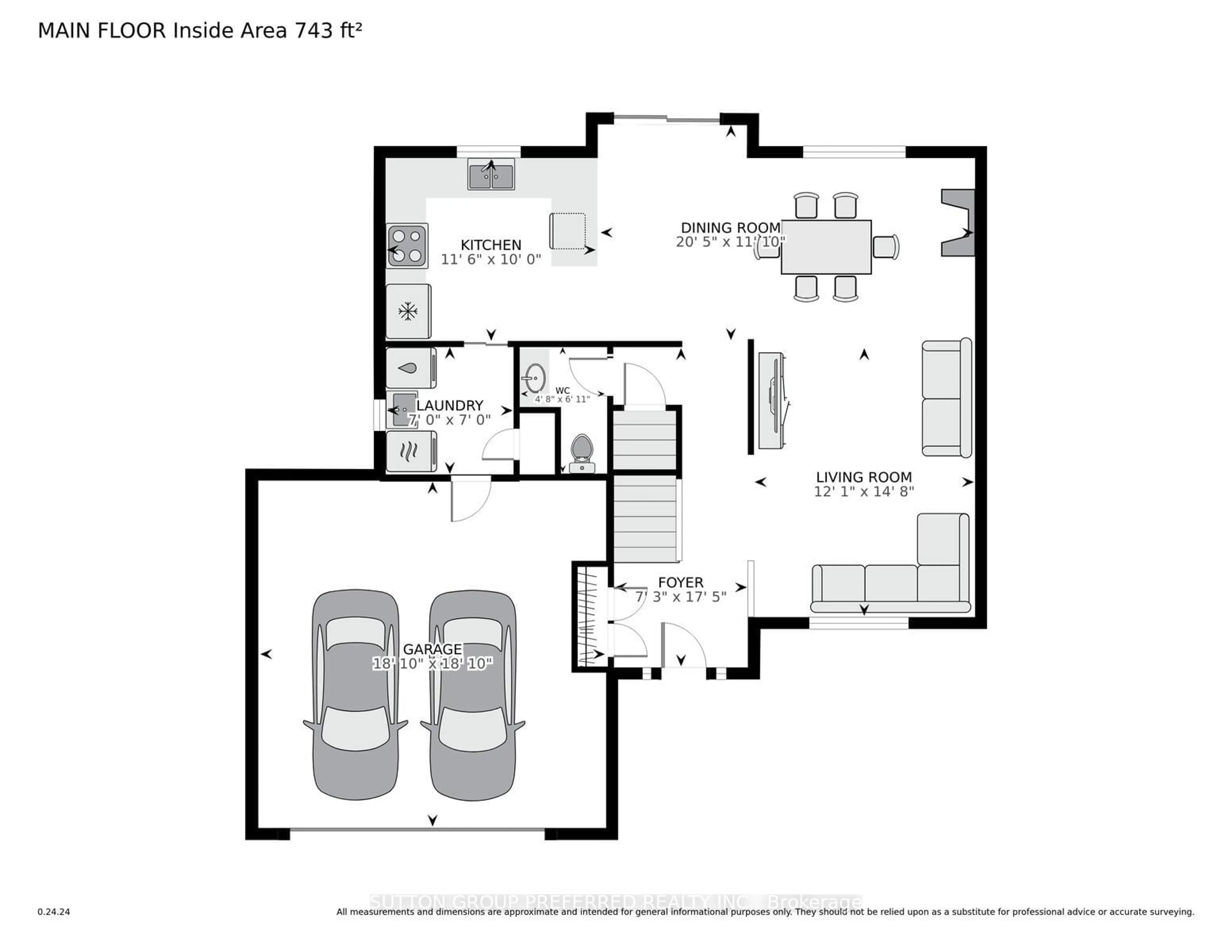 Floor plan for 90 Oliver Cres, Zorra Ontario N0M 2M0